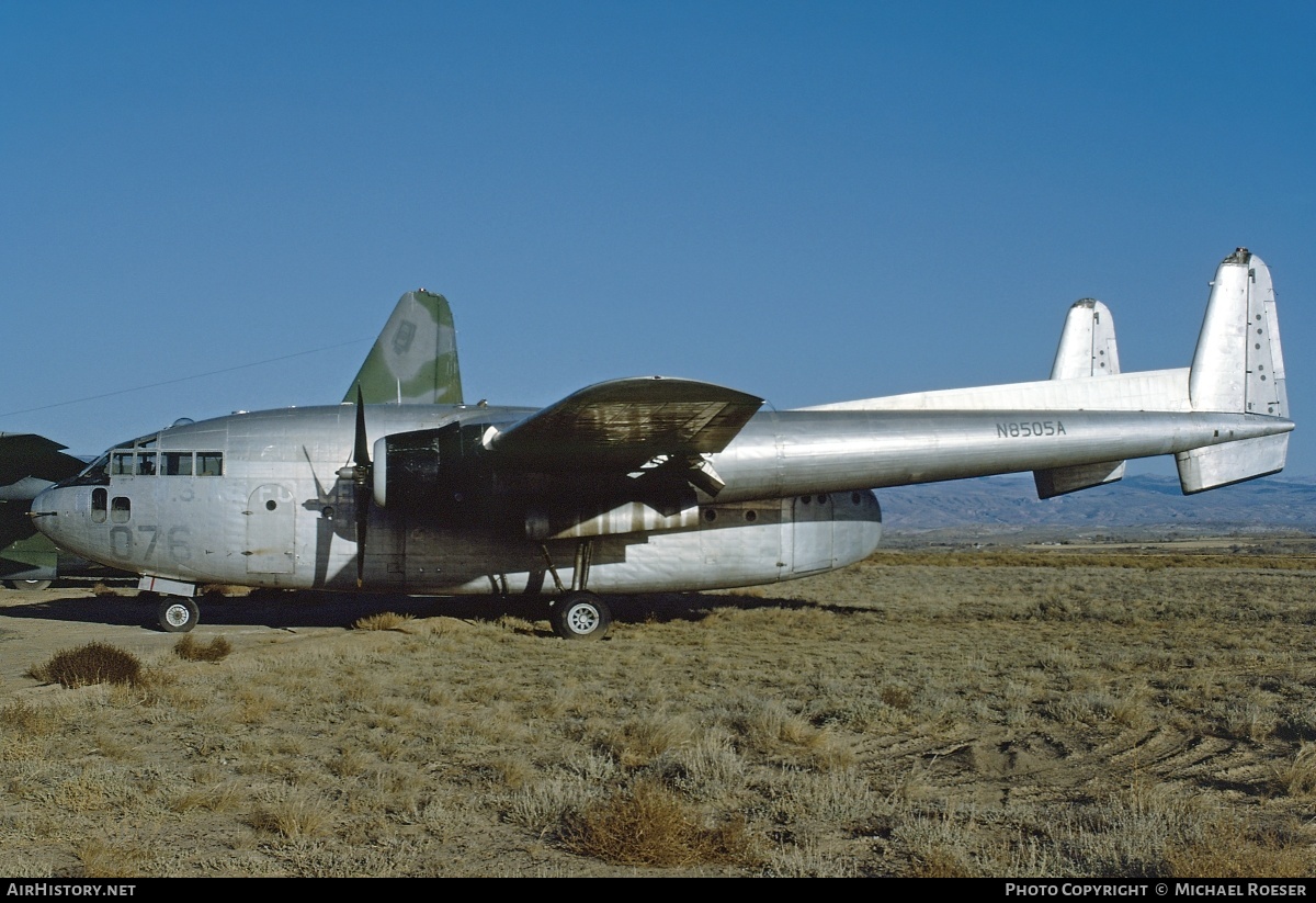 Aircraft Photo of N8505A | Fairchild C-119L Flying Boxcar | AirHistory.net #462922