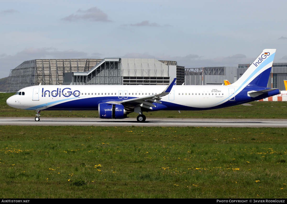 Aircraft Photo of D-AZXH / VT-IMJ | Airbus A321-251NX | IndiGo | AirHistory.net #463005