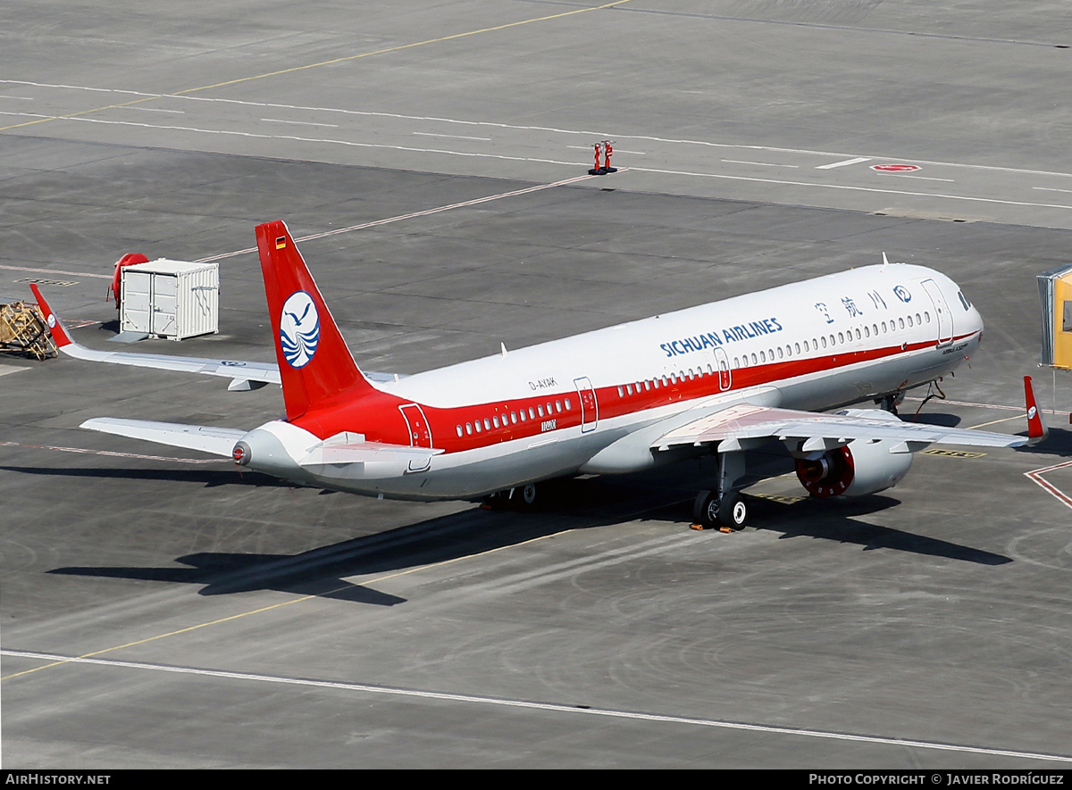 Aircraft Photo of D-AYAK / B-324K | Airbus A321-271NX | Sichuan Airlines | AirHistory.net #463020