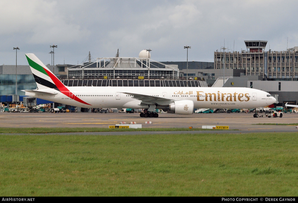 Aircraft Photo of A6-ENQ | Boeing 777-31H/ER | Emirates | AirHistory.net #463109