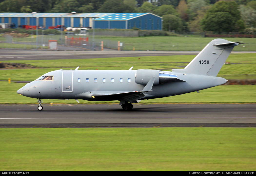 Aircraft Photo of 1350 | Bombardier Challenger 650 (CL-600-2B16) | United Arab Emirates - Air Force | AirHistory.net #463121