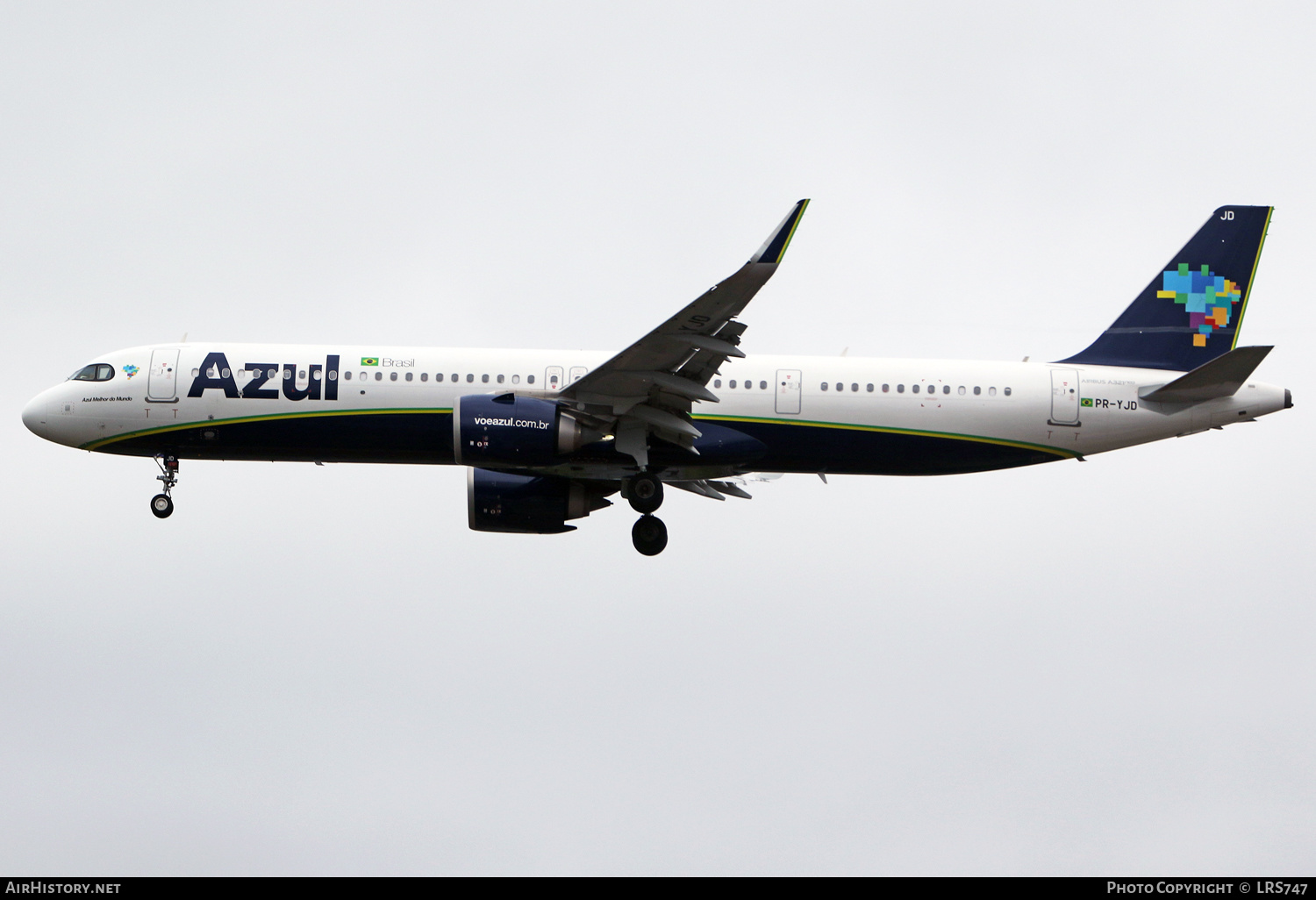Aircraft Photo of PR-YJD | Airbus A321-251NX | Azul Linhas Aéreas Brasileiras | AirHistory.net #463125