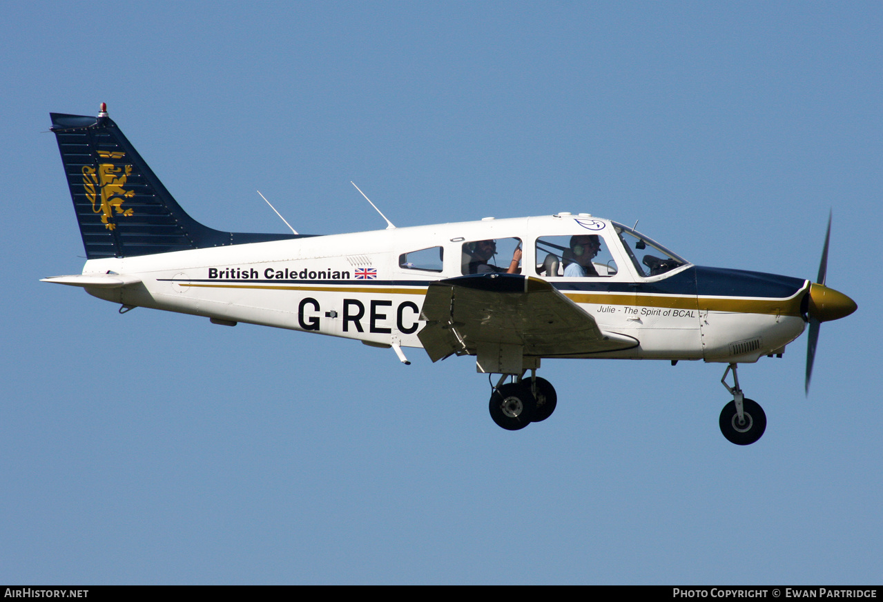 Aircraft Photo of G-RECW | Piper PA-28-181 Archer II | British Caledonian Airways | AirHistory.net #463144