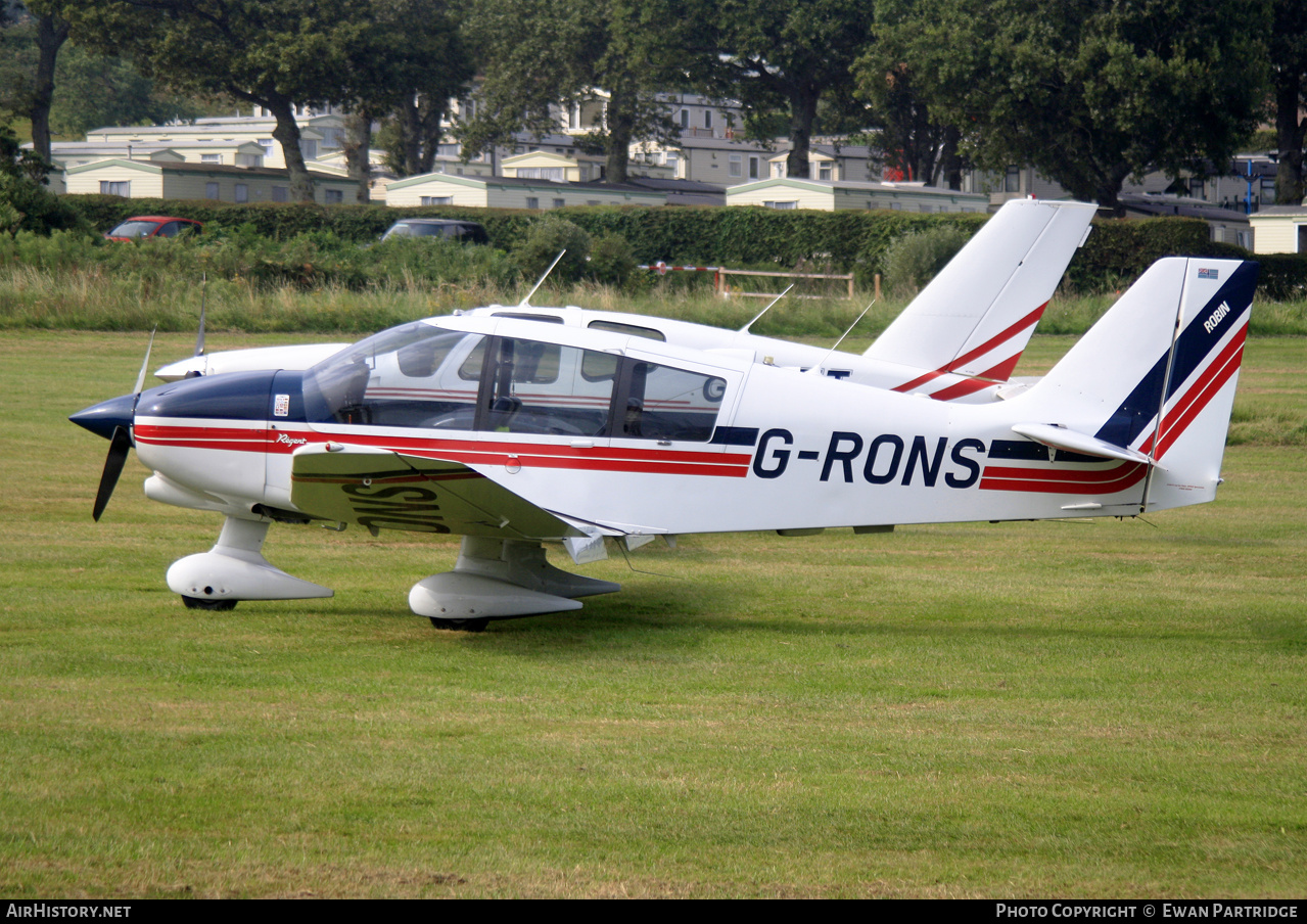 Aircraft Photo of G-RONS | Robin DR-400-180 Regent | AirHistory.net #463146