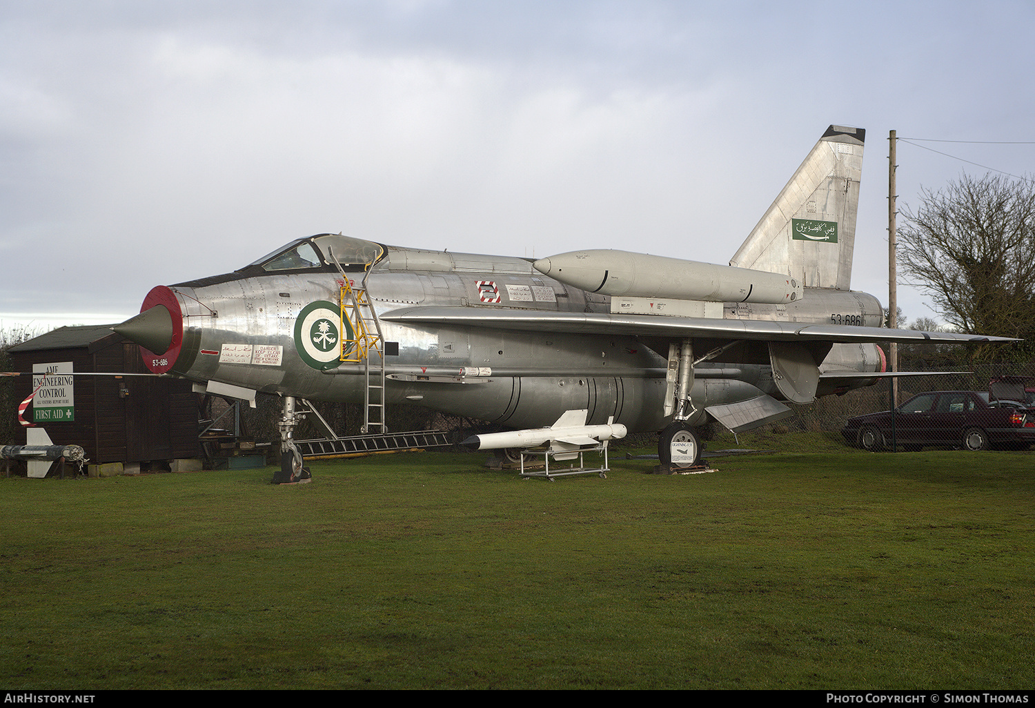 Aircraft Photo of 53-686 | English Electric Lightning F53 | Saudi Arabia - Air Force | AirHistory.net #463154