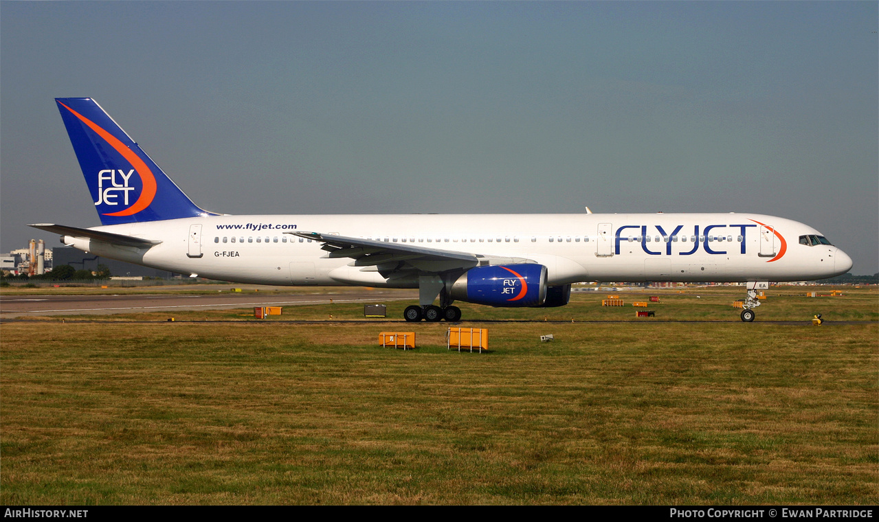 Aircraft Photo of G-FJEA | Boeing 757-23A | Flyjet | AirHistory.net #463166