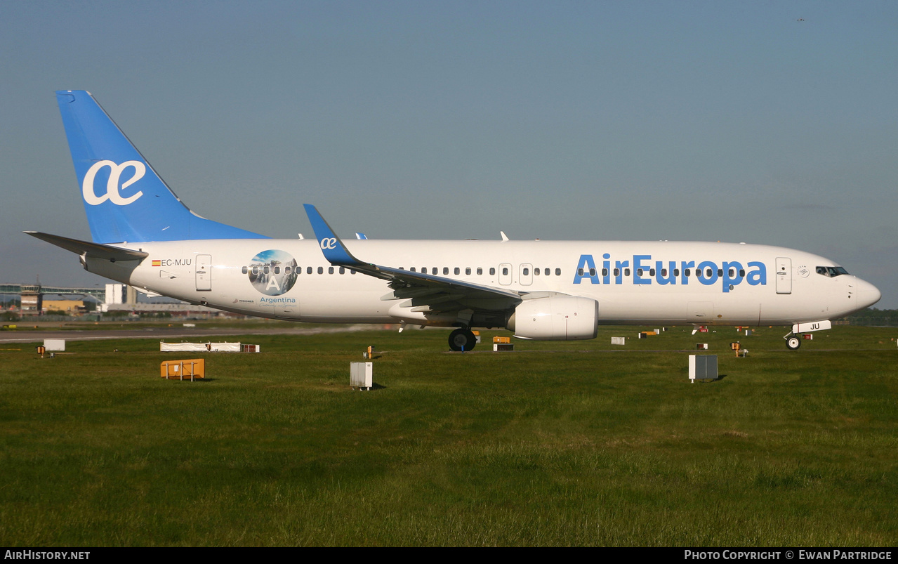 Aircraft Photo of EC-MJU | Boeing 737-85P | Air Europa | AirHistory.net #463177