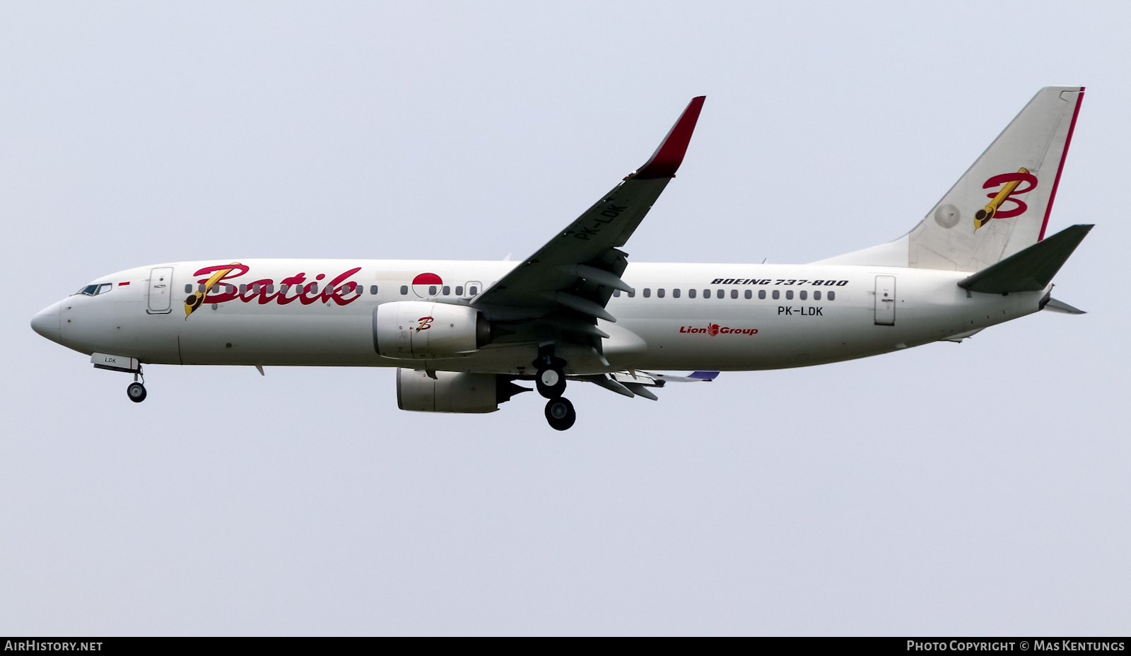 Aircraft Photo of PK-LDK | Boeing 737-8GP | Batik Air | AirHistory.net #463193