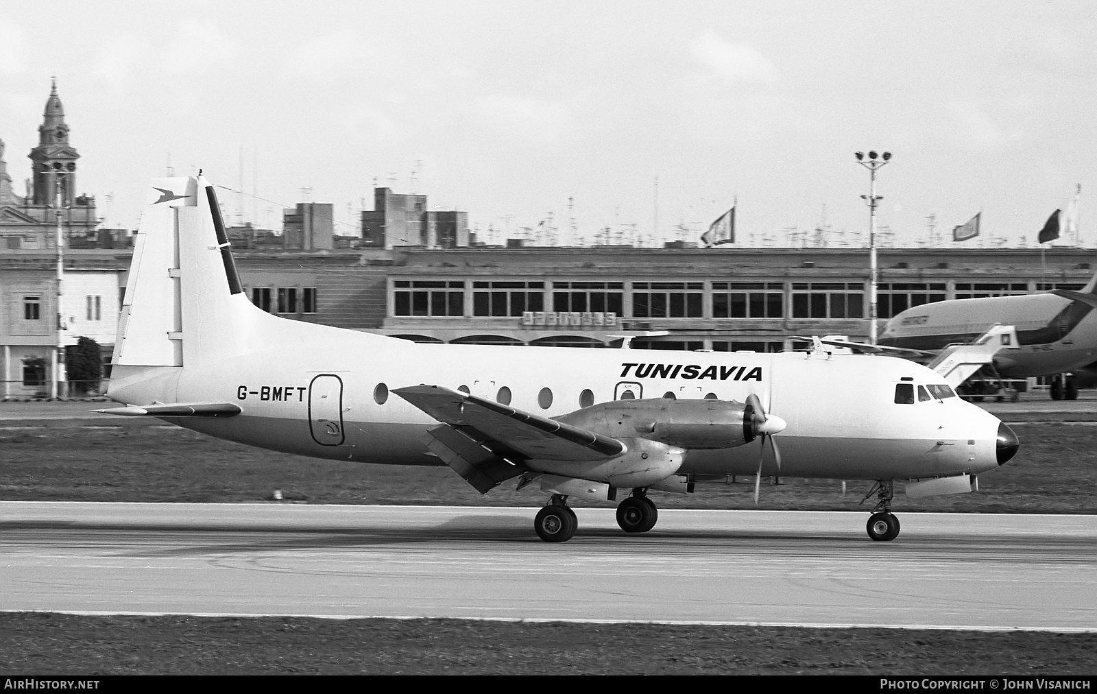 Aircraft Photo of G-BMFT | Hawker Siddeley HS-748 Srs2A/266 | Tunisavia | AirHistory.net #463215