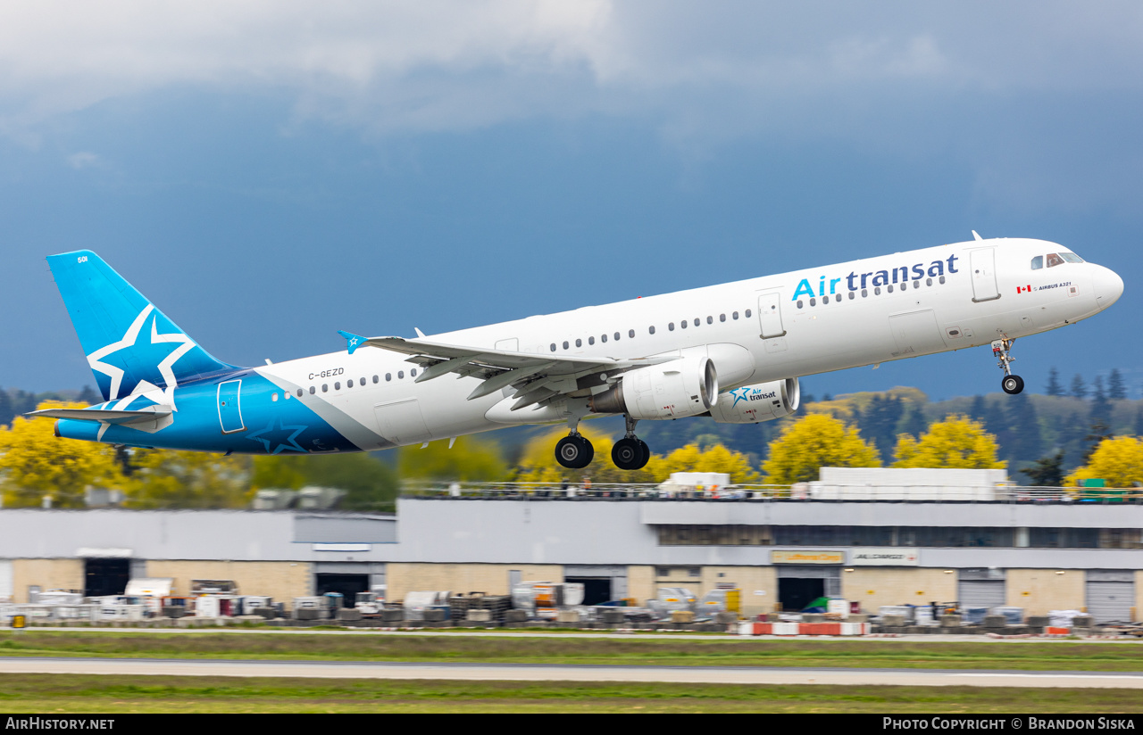 Aircraft Photo of C-GEZD | Airbus A321-211 | Air Transat | AirHistory.net #463223