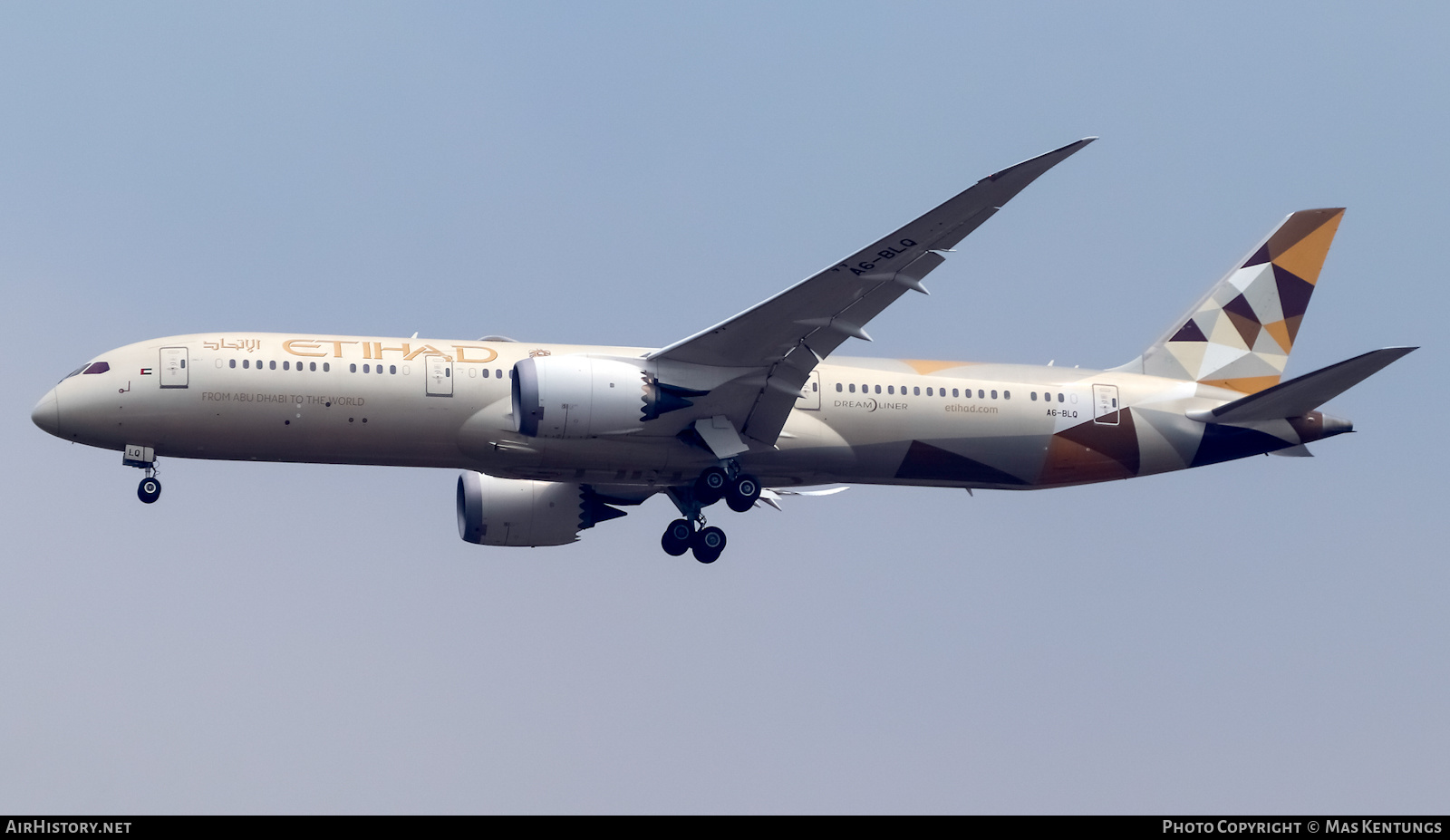 Aircraft Photo of A6-BLQ | Boeing 787-9 Dreamliner | Etihad Airways | AirHistory.net #463224