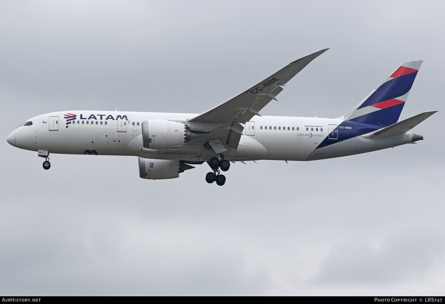 Aircraft Photo of CC-BBE | Boeing 787-8 Dreamliner | LATAM Airlines | AirHistory.net #463241