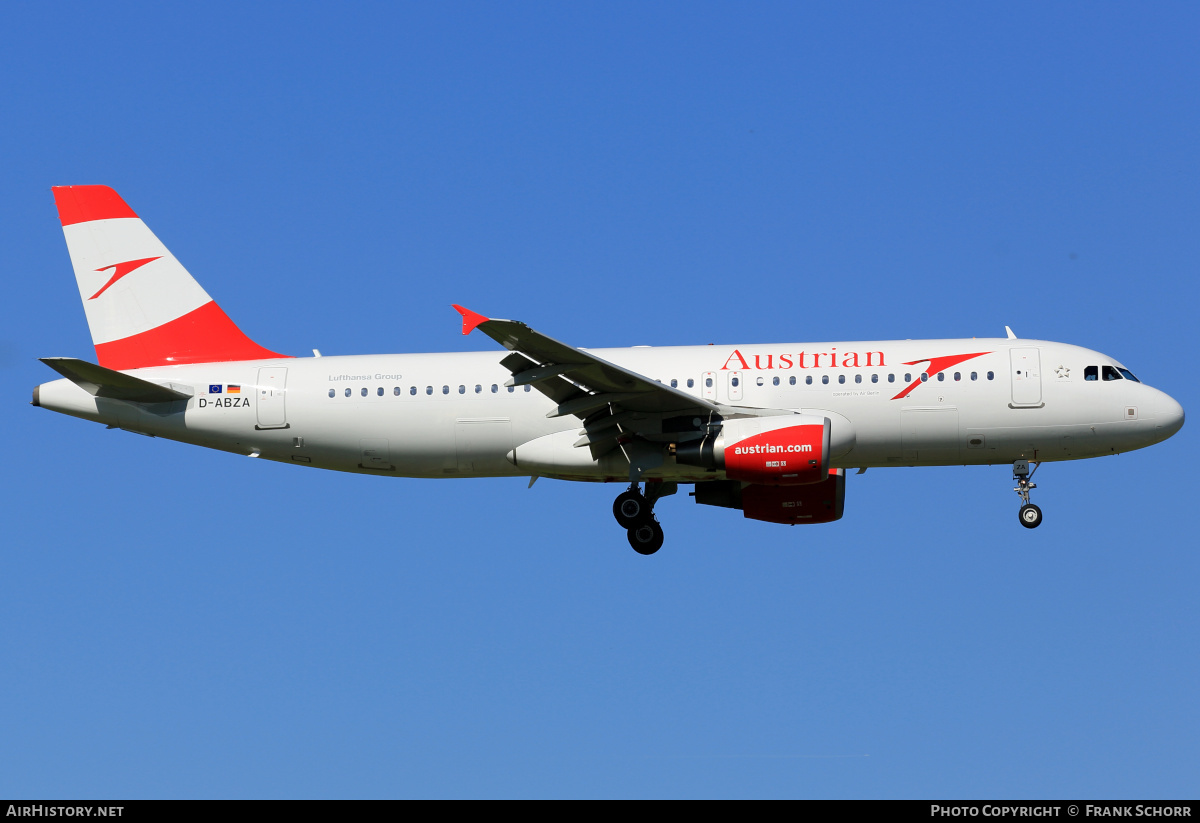 Aircraft Photo of D-ABZA | Airbus A320-216 | Austrian Airlines | AirHistory.net #463253