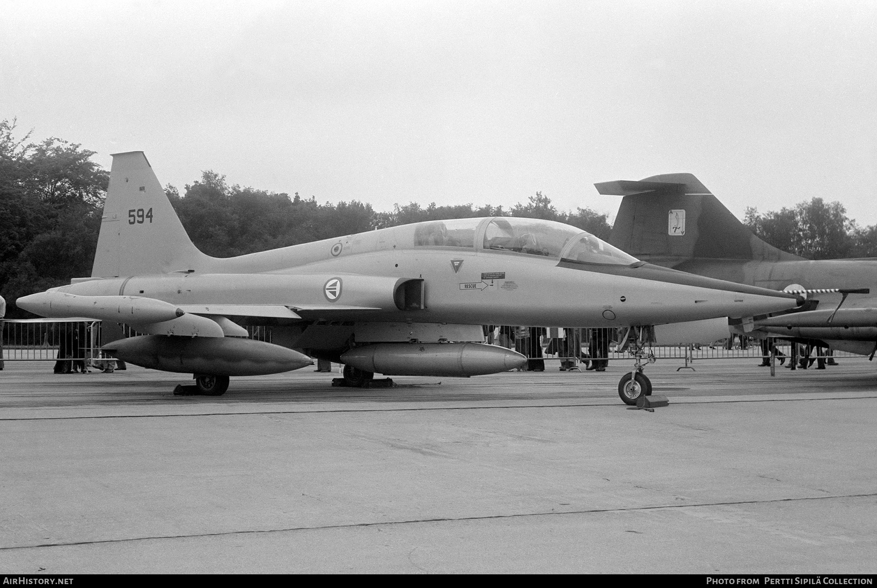 Aircraft Photo of 594 | Northrop F-5B Freedom Fighter | Norway - Air Force | AirHistory.net #463256