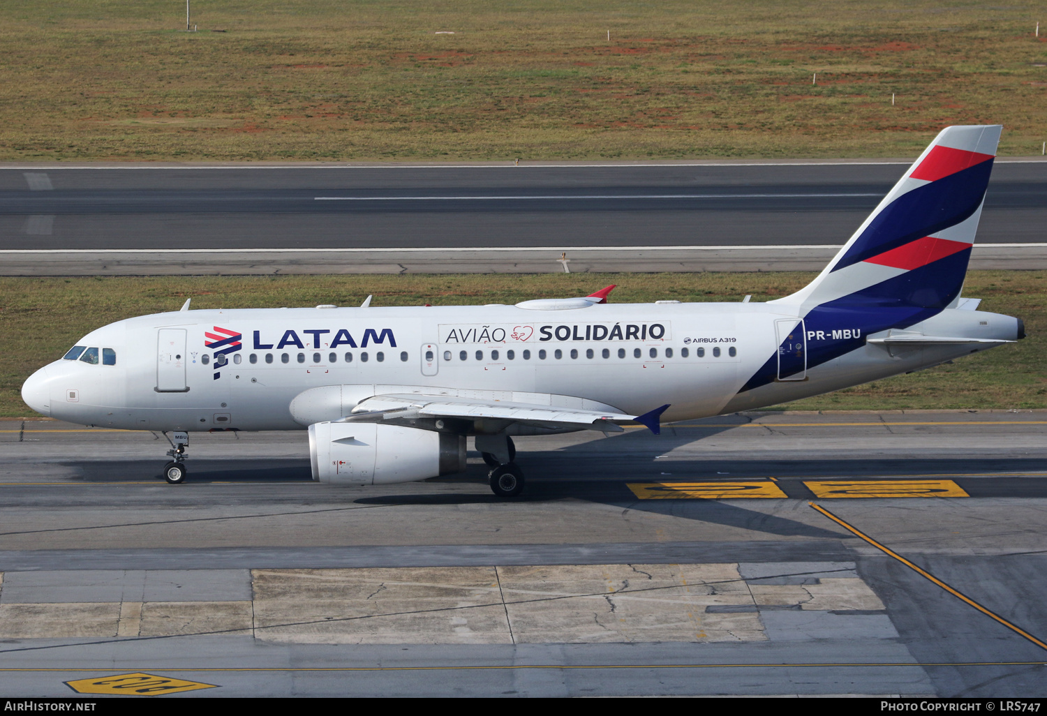 Aircraft Photo of PR-MBU | Airbus A319-132 | LATAM Airlines | AirHistory.net #463267
