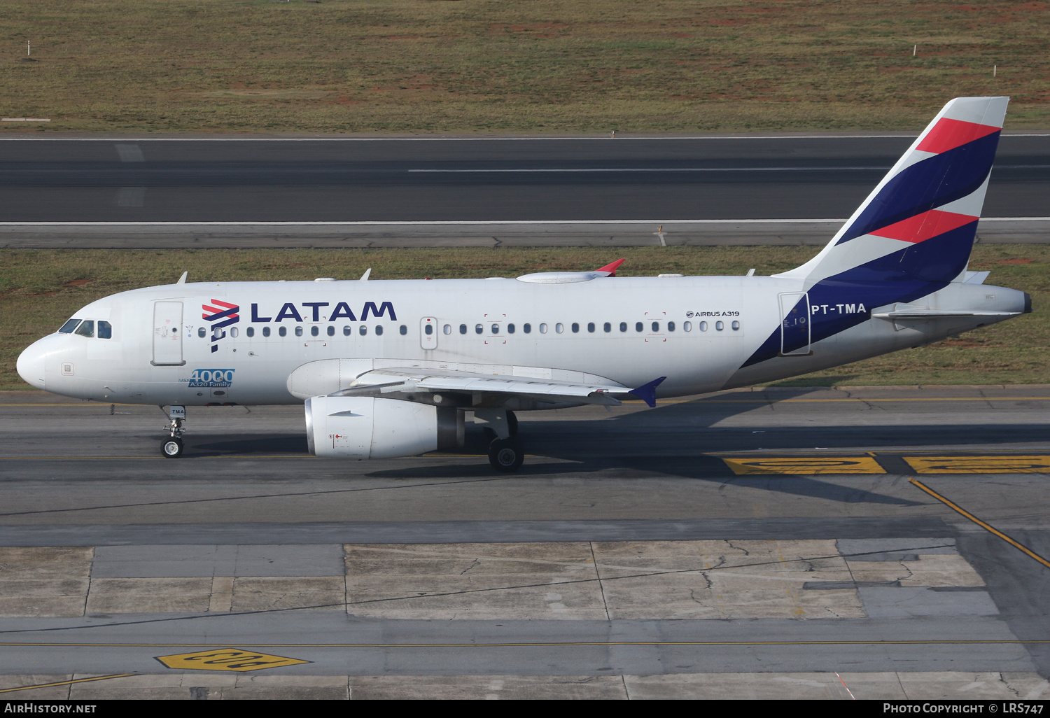 Aircraft Photo of PT-TMA | Airbus A319-132 | LATAM Airlines | AirHistory.net #463288