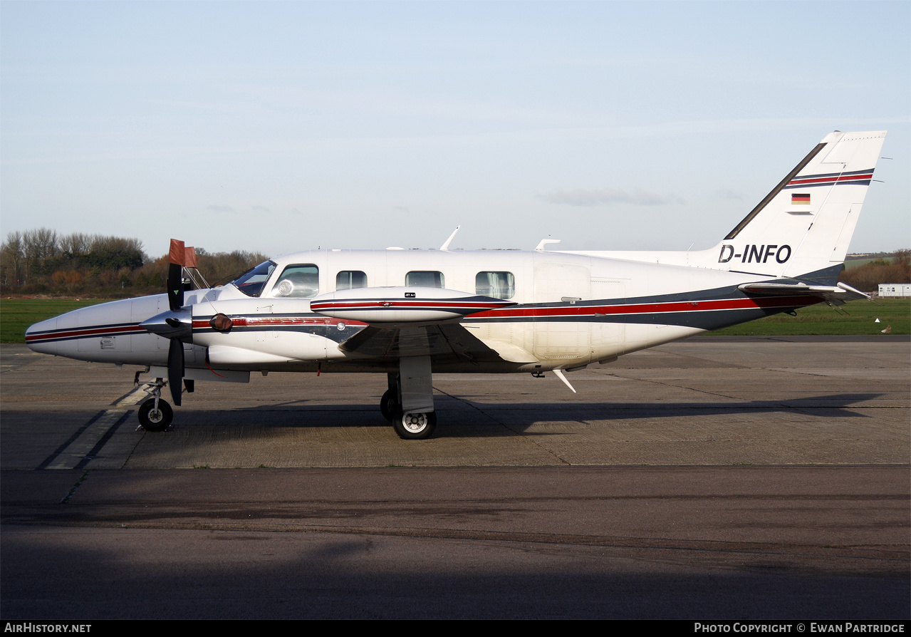 Aircraft Photo of D-INFO | Piper PA-31T2 Cheyenne IIXL | AirHistory.net #463326