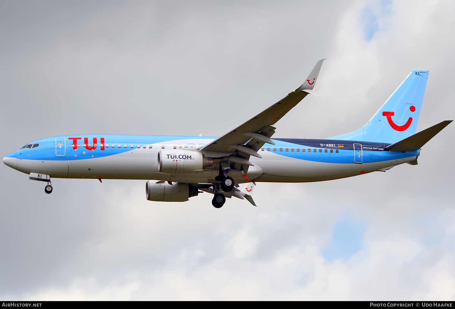 Aircraft Photo of D-ABKI | Boeing 737-86J | TUI | AirHistory.net #463329