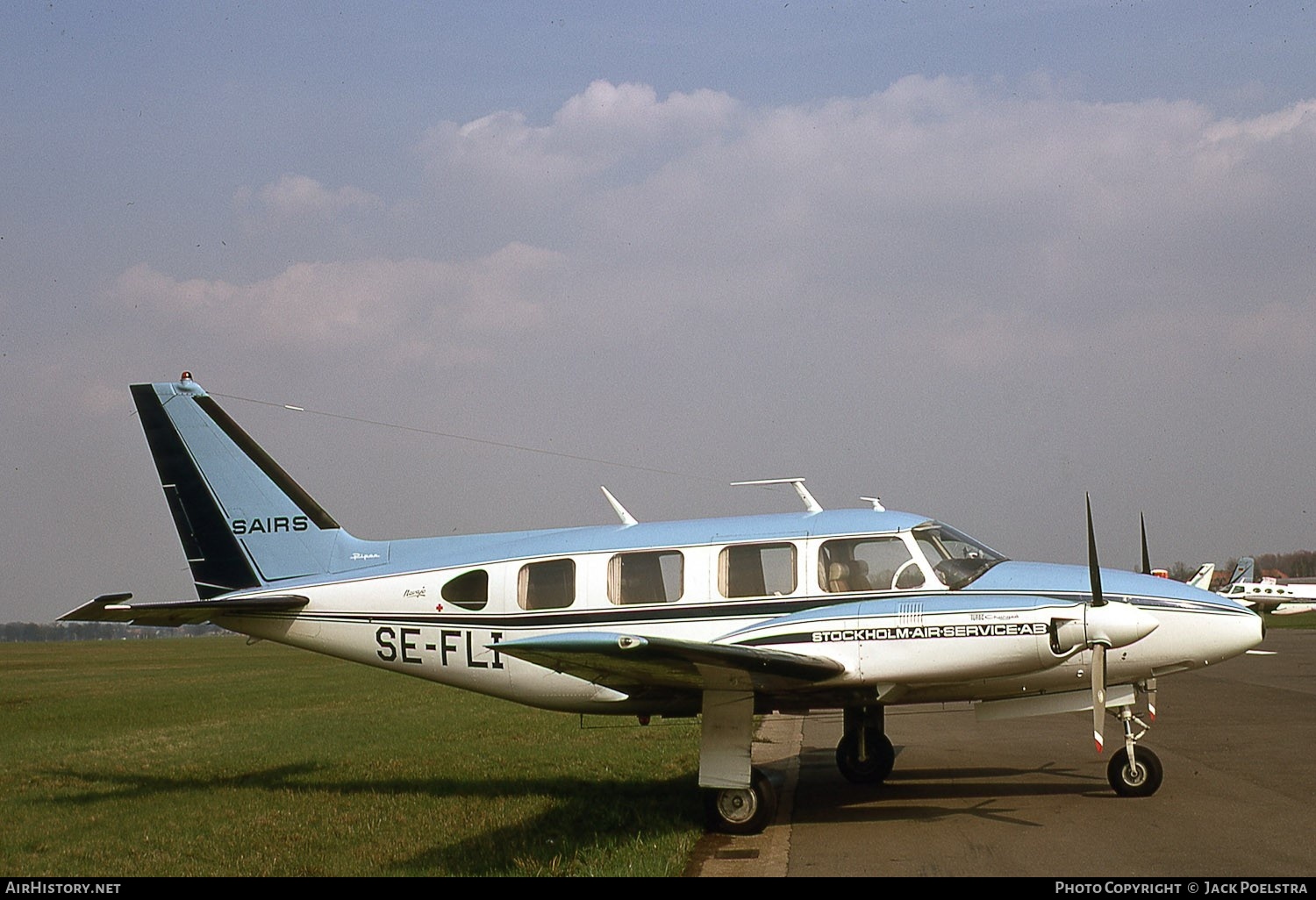 Aircraft Photo of SE-FLI | Piper PA-31-310 Navajo | SAIRS - Stockholm Air Service | AirHistory.net #463358