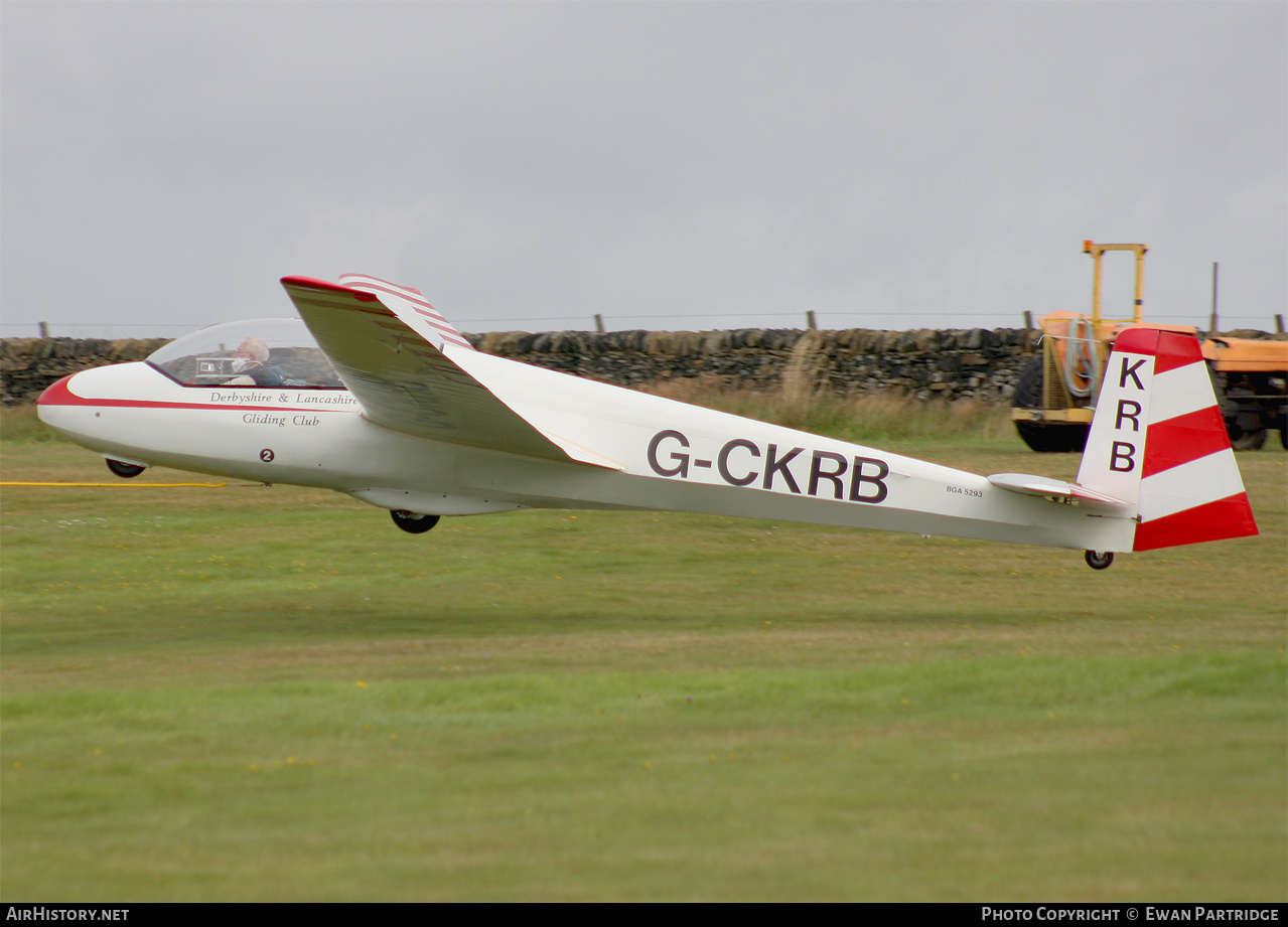 Aircraft Photo of G-CKRB | Schleicher ASK-13 | Derbyshire and Lancashire Gliding Club | AirHistory.net #463377