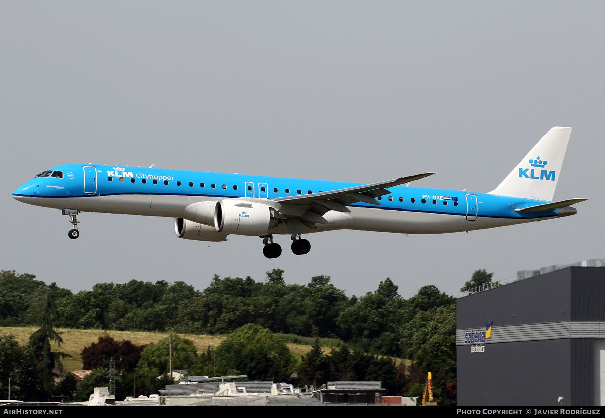 Aircraft Photo of PH-NXE | Embraer 195-E2 (ERJ-190-400) | KLM Cityhopper | AirHistory.net #463387