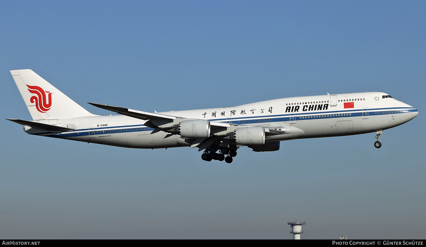 Aircraft Photo of B-2486 | Boeing 747-89L | Air China | AirHistory.net #463397