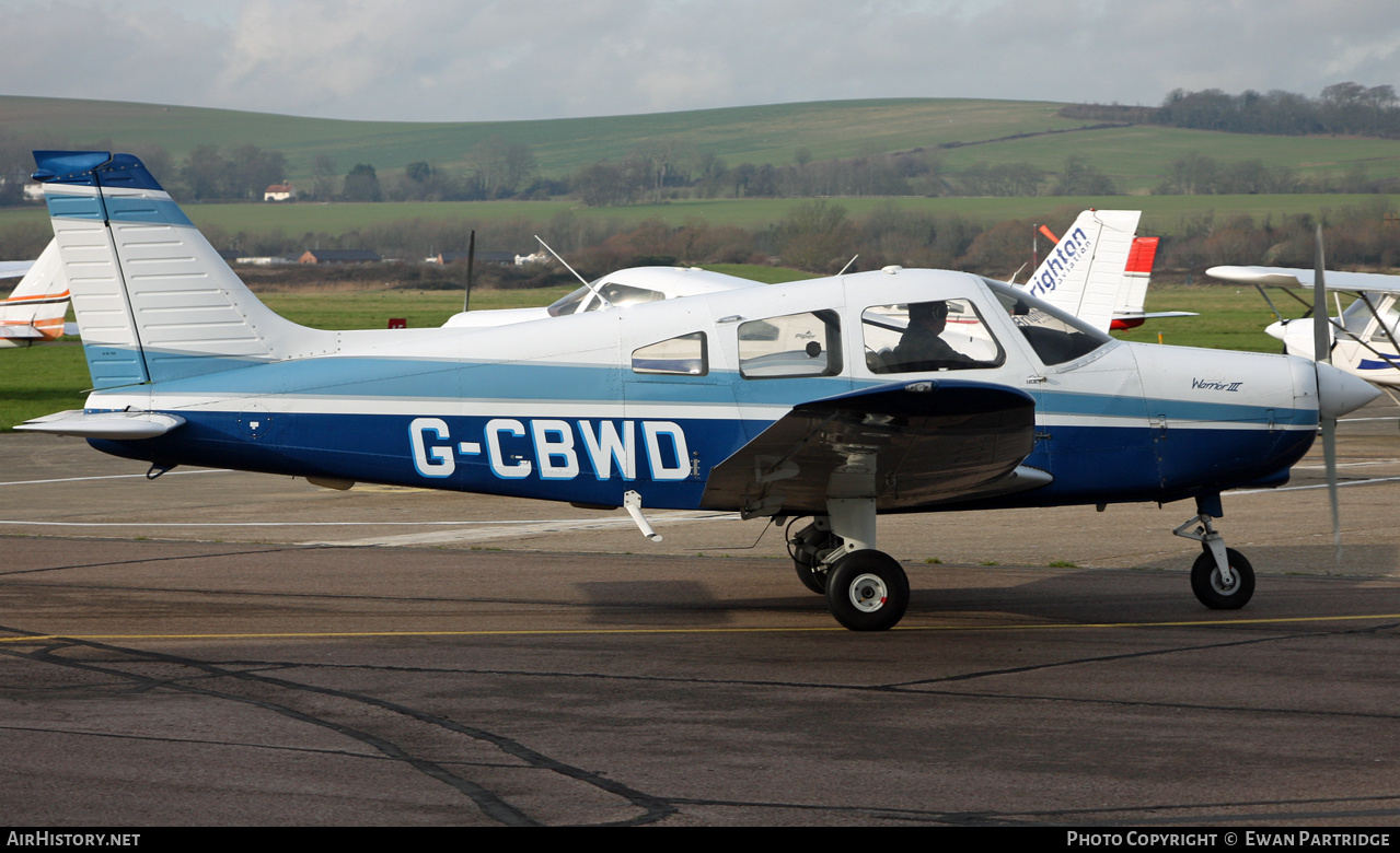 Aircraft Photo of G-CBWD | Piper PA-28-161 Cadet | Cabair | AirHistory.net #463415