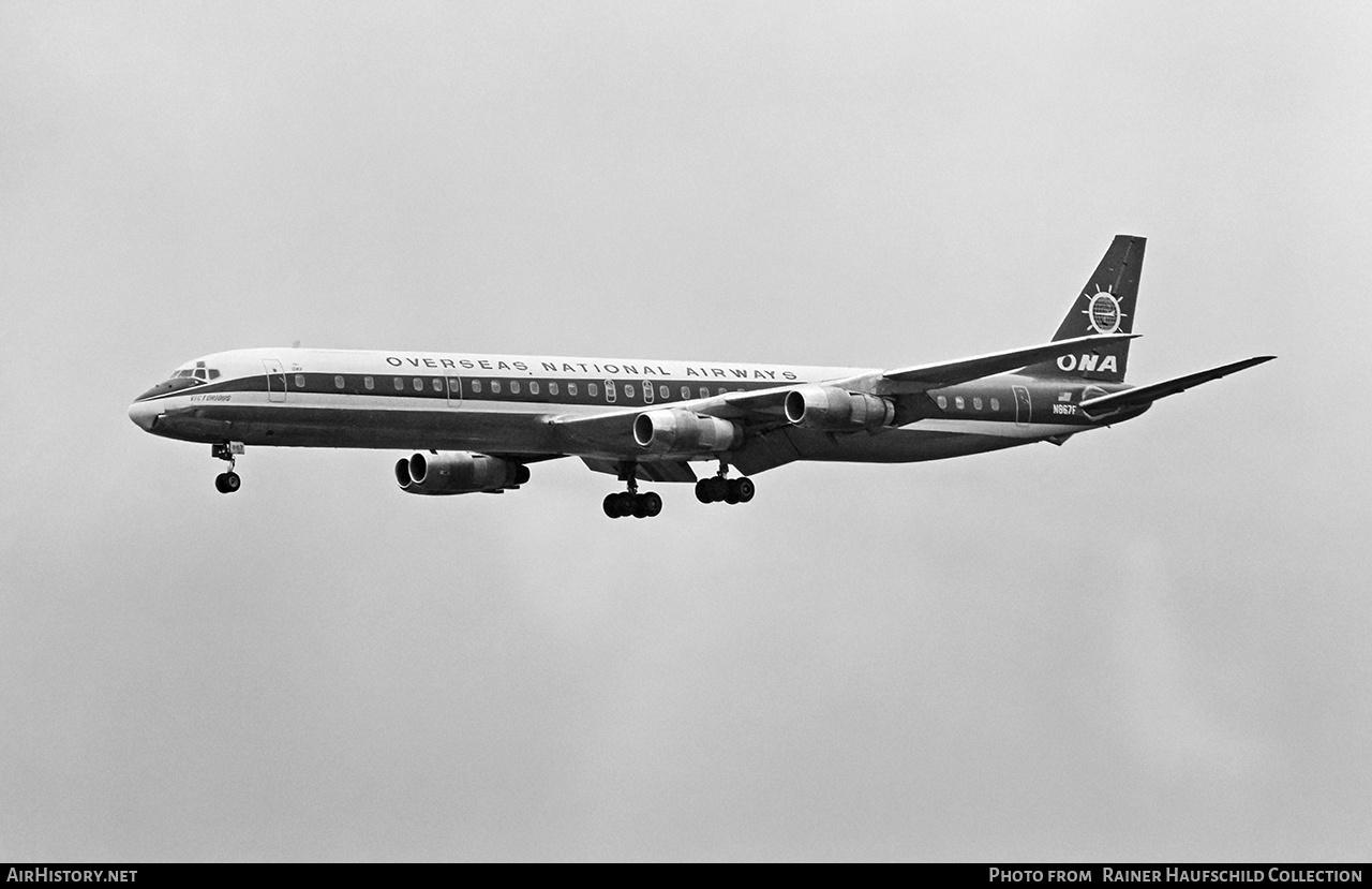 Aircraft Photo of N867F | McDonnell Douglas DC-8-61CF | Overseas National Airways - ONA | AirHistory.net #463423