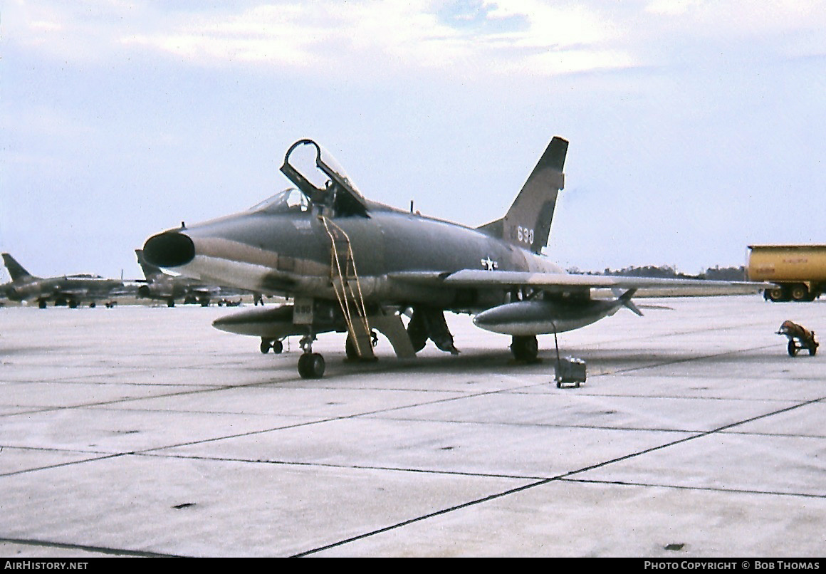 Aircraft Photo of 55-3690 / 53690 | North American F-100D Super Sabre | USA - Air Force | AirHistory.net #463442