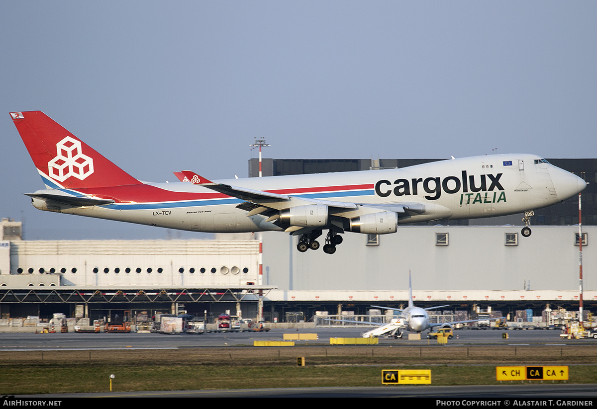 Aircraft Photo of LX-TCV | Boeing 747-4R7F/SCD | Cargolux Italia | AirHistory.net #463457
