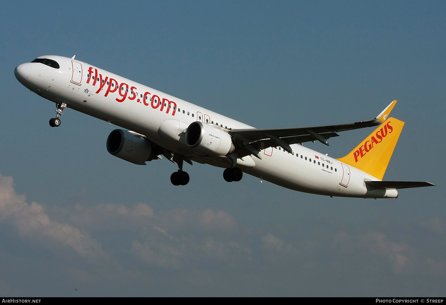 Aircraft Photo of TC-RBJ | Airbus A321-251NX | Pegasus Airlines | AirHistory.net #463458