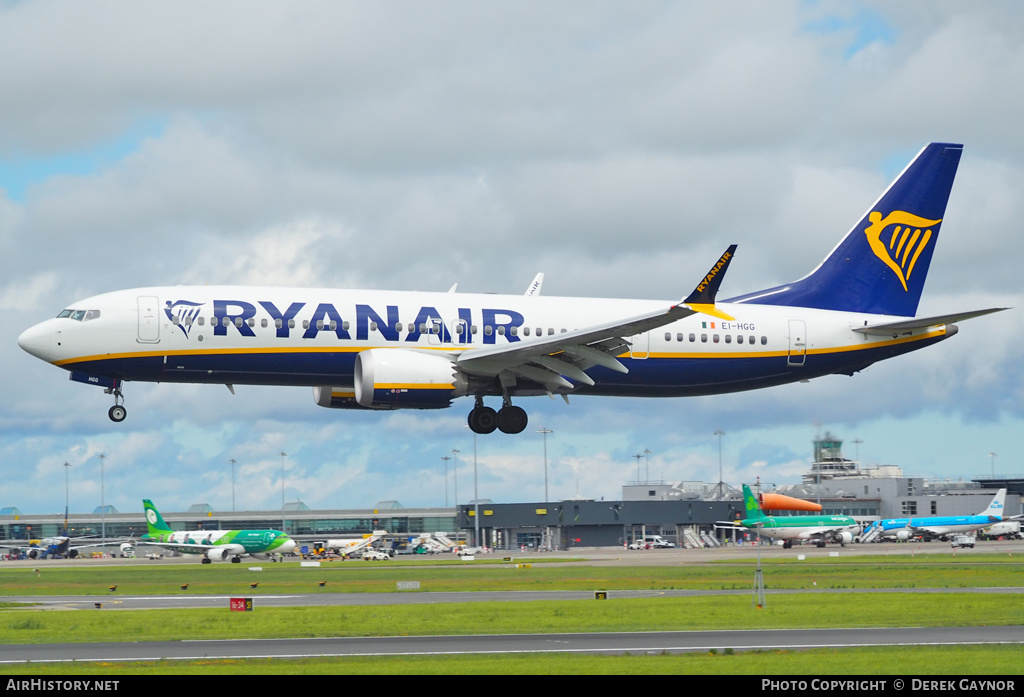 Aircraft Photo of EI-HGG | Boeing 737-8200 Max 200 | Ryanair | AirHistory.net #463470