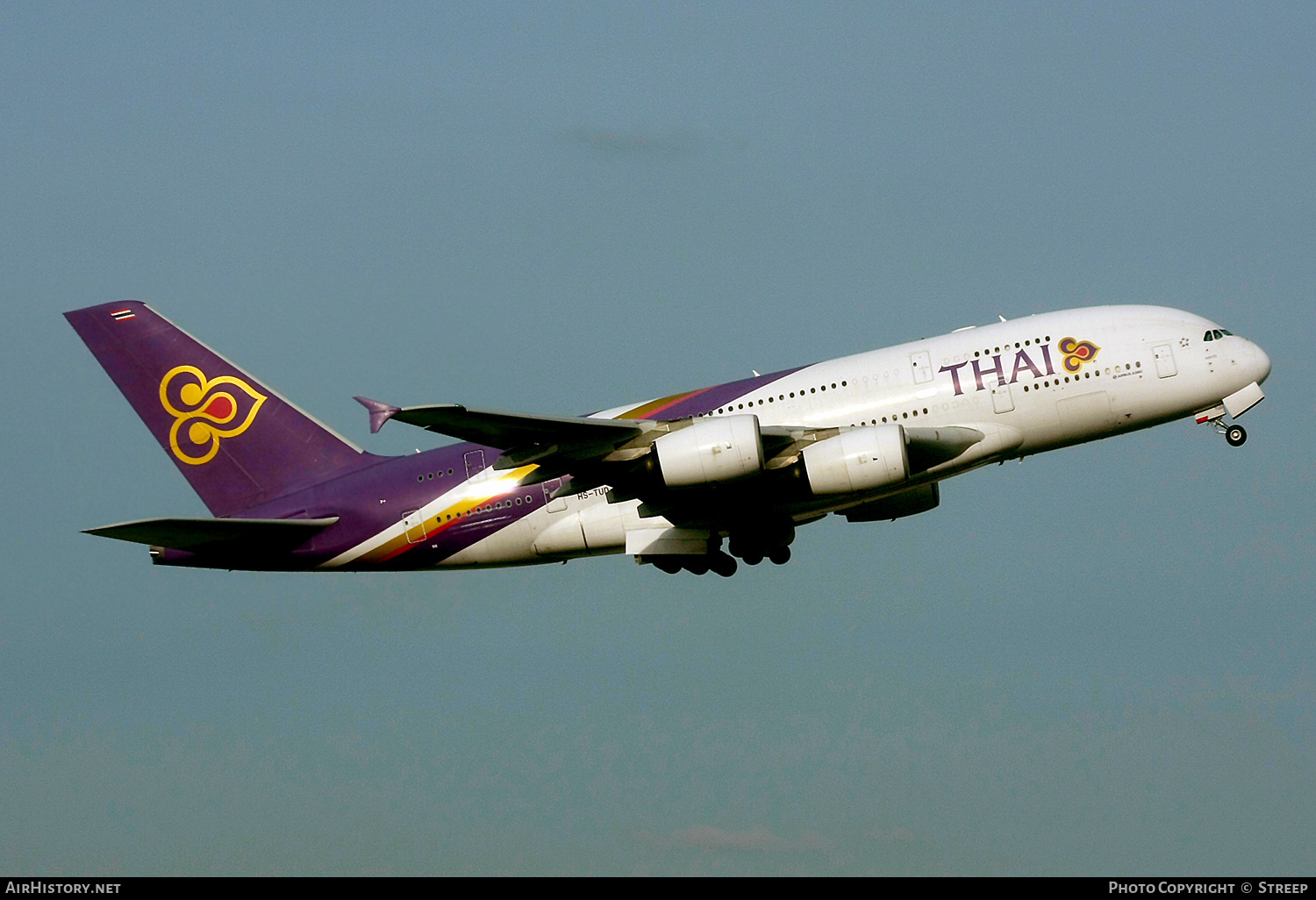 Aircraft Photo of HS-TUD | Airbus A380-841 | Thai Airways International | AirHistory.net #463494