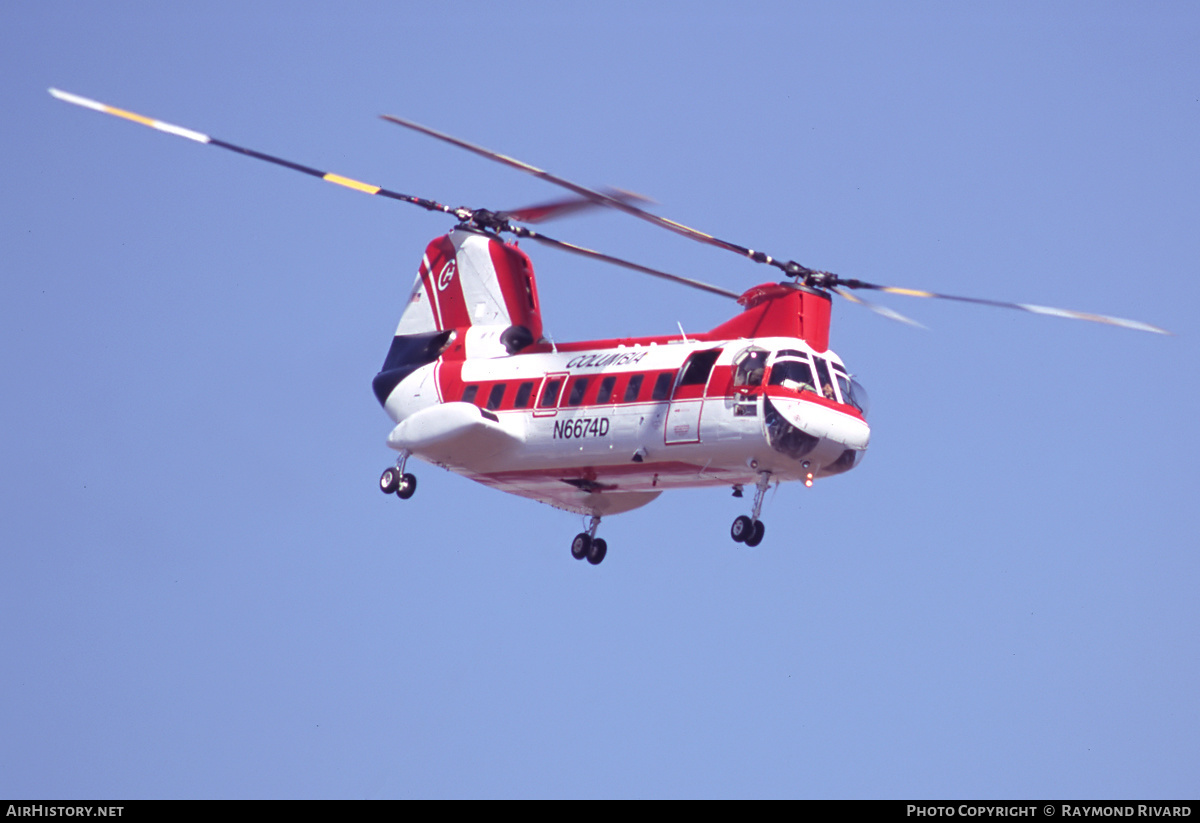 Aircraft Photo of N6674D | Boeing Vertol 107-II | Columbia Helicopters | AirHistory.net #463503