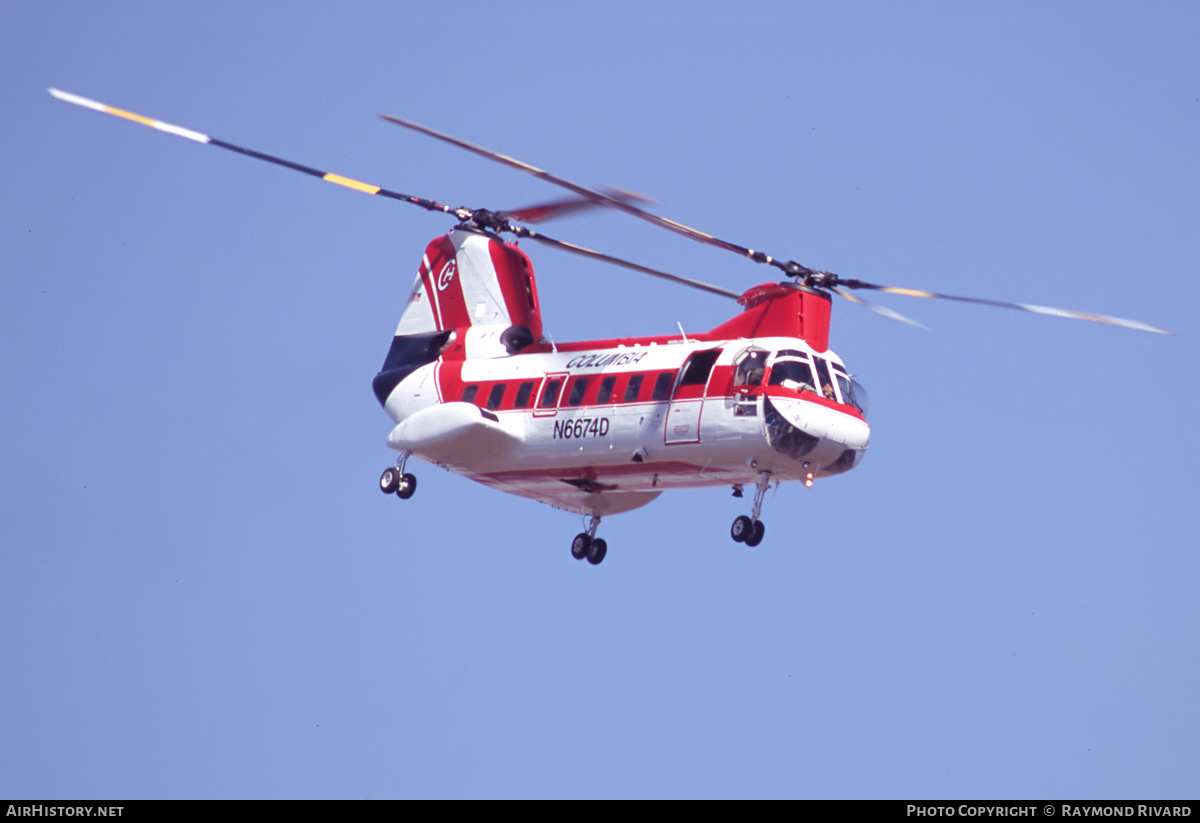Aircraft Photo of N6674D | Boeing Vertol 107-II-2 | Columbia Helicopters | AirHistory.net #463503