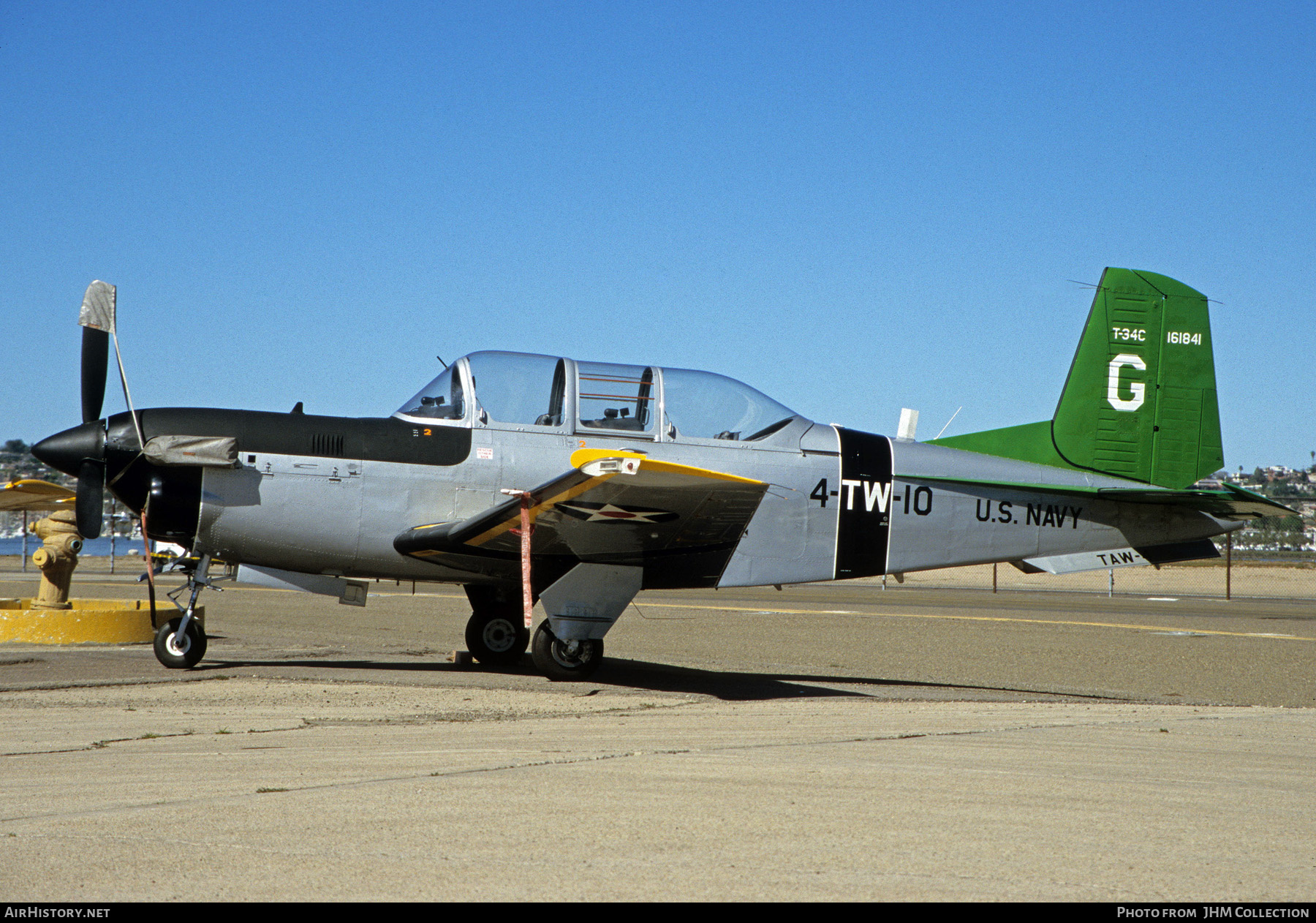 Aircraft Photo of 161841 | Beech T-34C Turbo Mentor | USA - Navy | AirHistory.net #463504