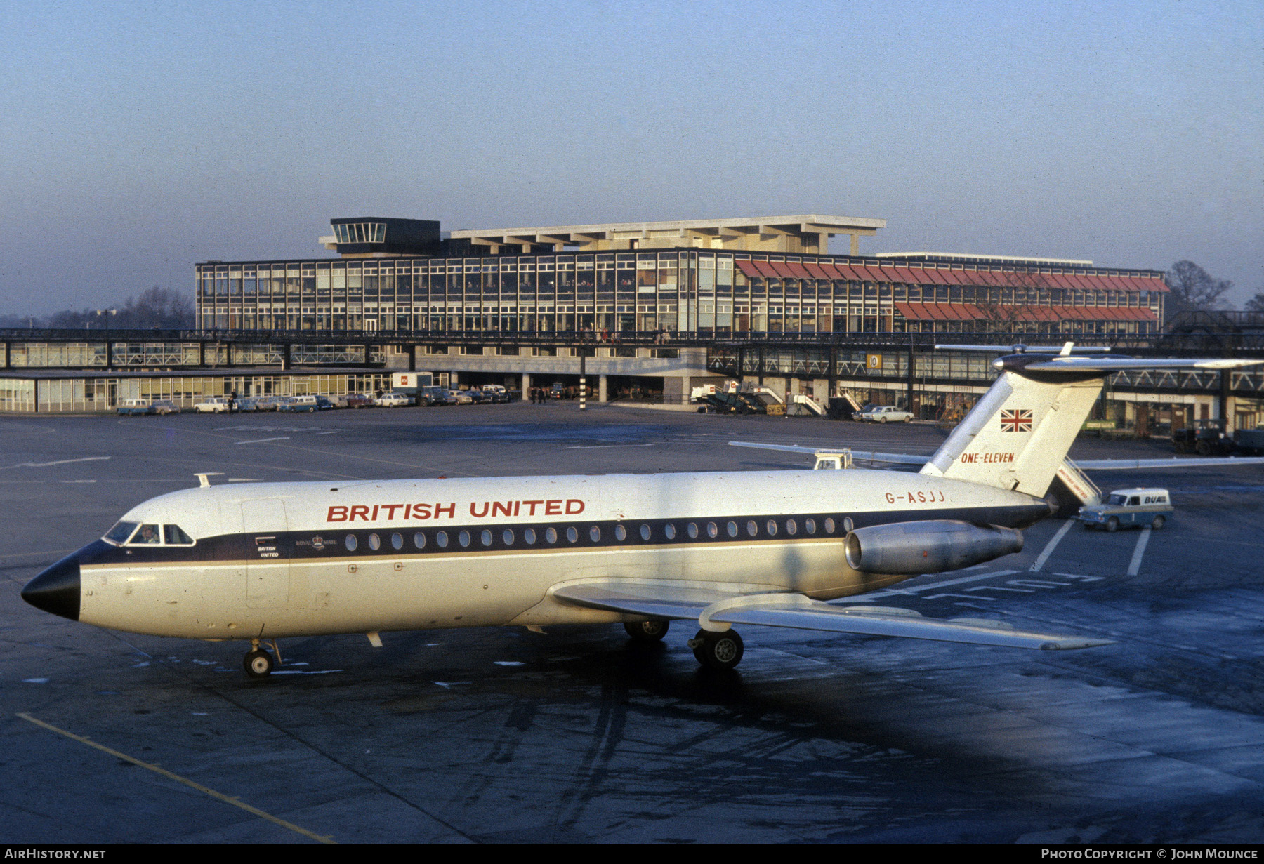 Aircraft Photo of G-ASJJ | BAC 111-201AC One-Eleven | British United Airways - BUA | AirHistory.net #463548