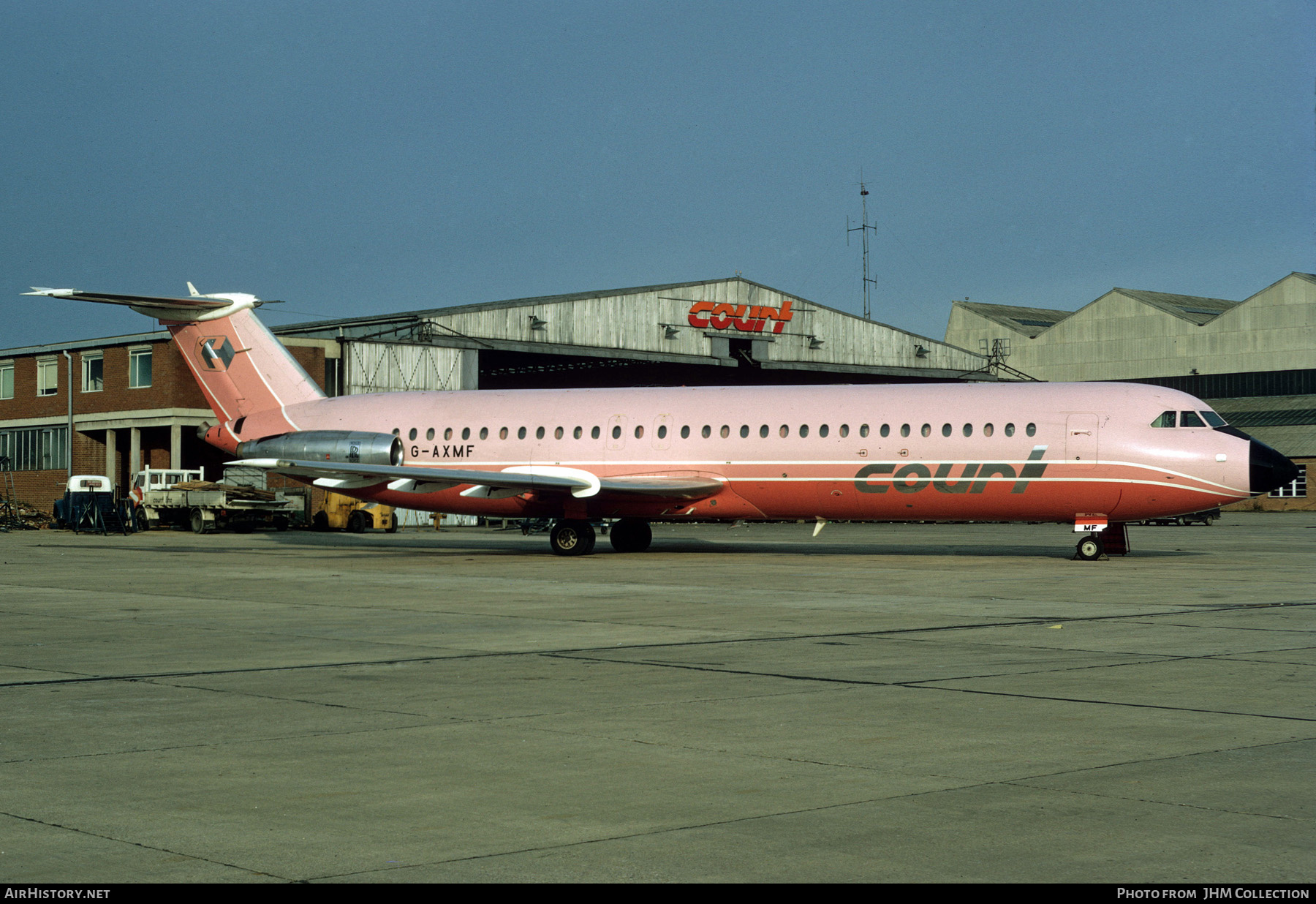 Aircraft Photo of G-AXMF | BAC 111-518FG One-Eleven | Court Line | AirHistory.net #463552