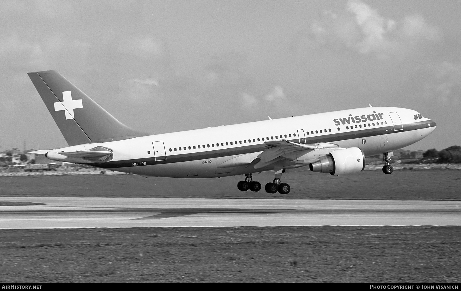 Aircraft Photo of HB-IPB | Airbus A310-221 | Swissair | AirHistory.net #463553