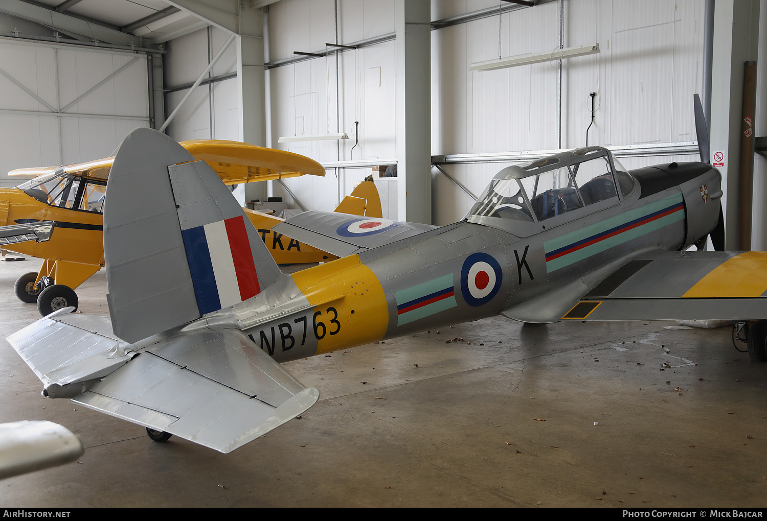Aircraft Photo of G-BBMR / WB763 | De Havilland Canada DHC-1 Chipmunk Mk22 | UK - Air Force | AirHistory.net #463556