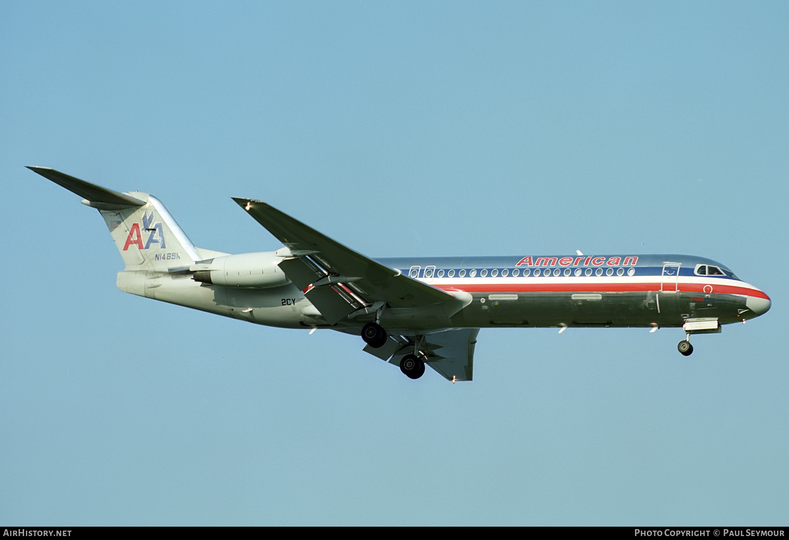 Aircraft Photo of N1465K | Fokker 100 (F28-0100) | American Airlines | AirHistory.net #463573