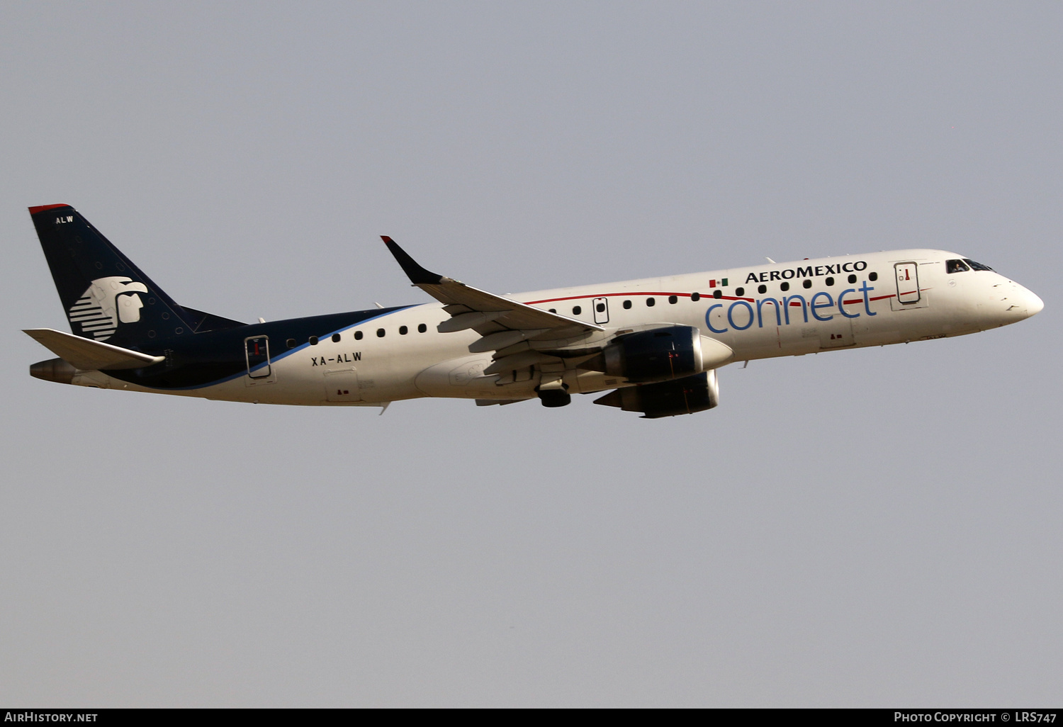 Aircraft Photo of XA-ALW | Embraer 190LR (ERJ-190-100LR) | AeroMéxico Connect | AirHistory.net #463574