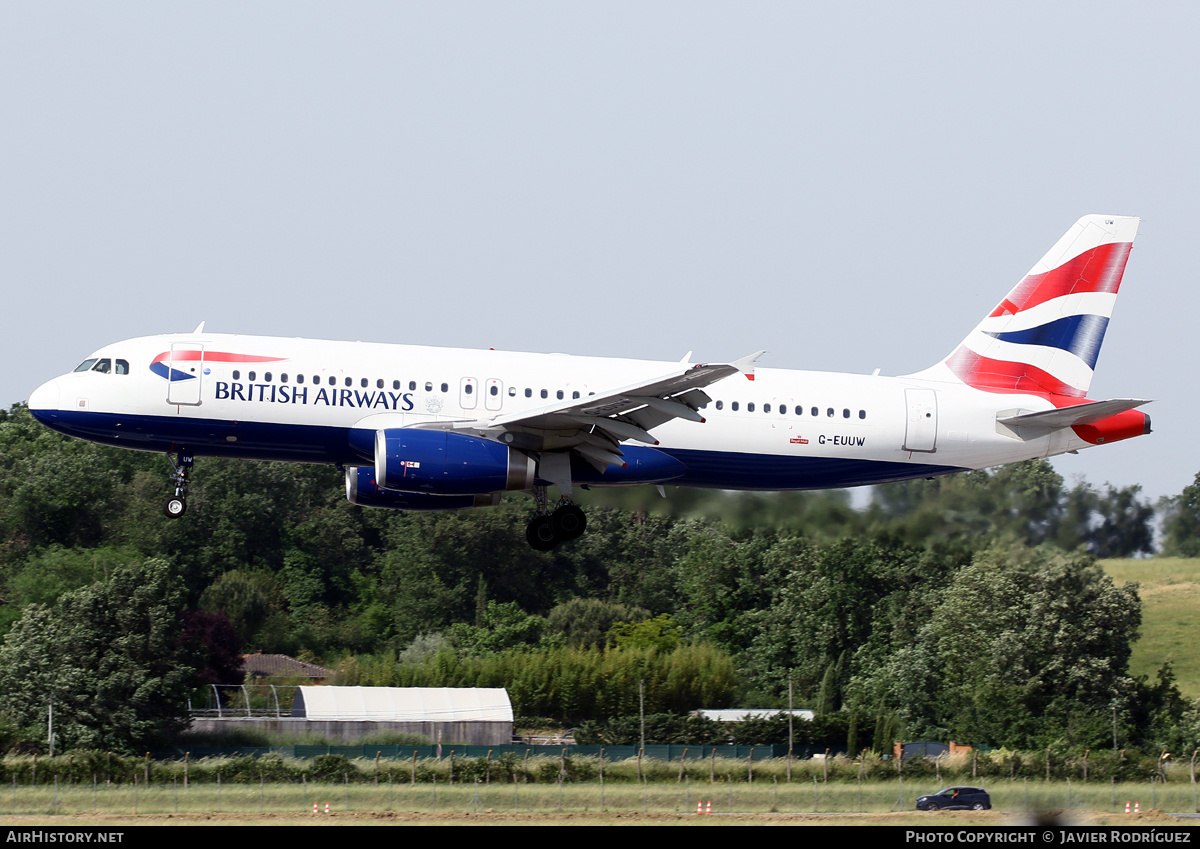 Aircraft Photo of G-EUUW | Airbus A320-232 | British Airways | AirHistory.net #463594