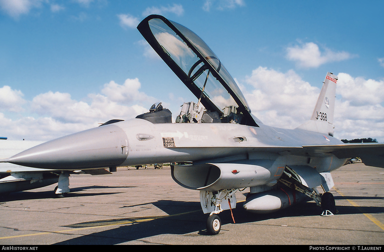 Aircraft Photo of J-368 | General Dynamics F-16B Fighting Falcon | Netherlands - Air Force | AirHistory.net #463615