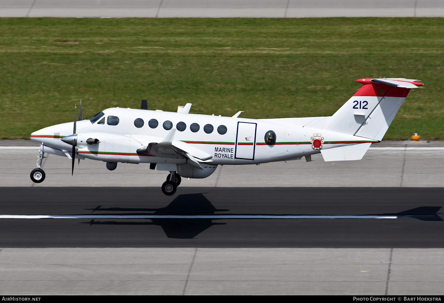 Aircraft Photo of 212 | Beechcraft 350ER King Air (B300) | Morocco - Navy | AirHistory.net #463619