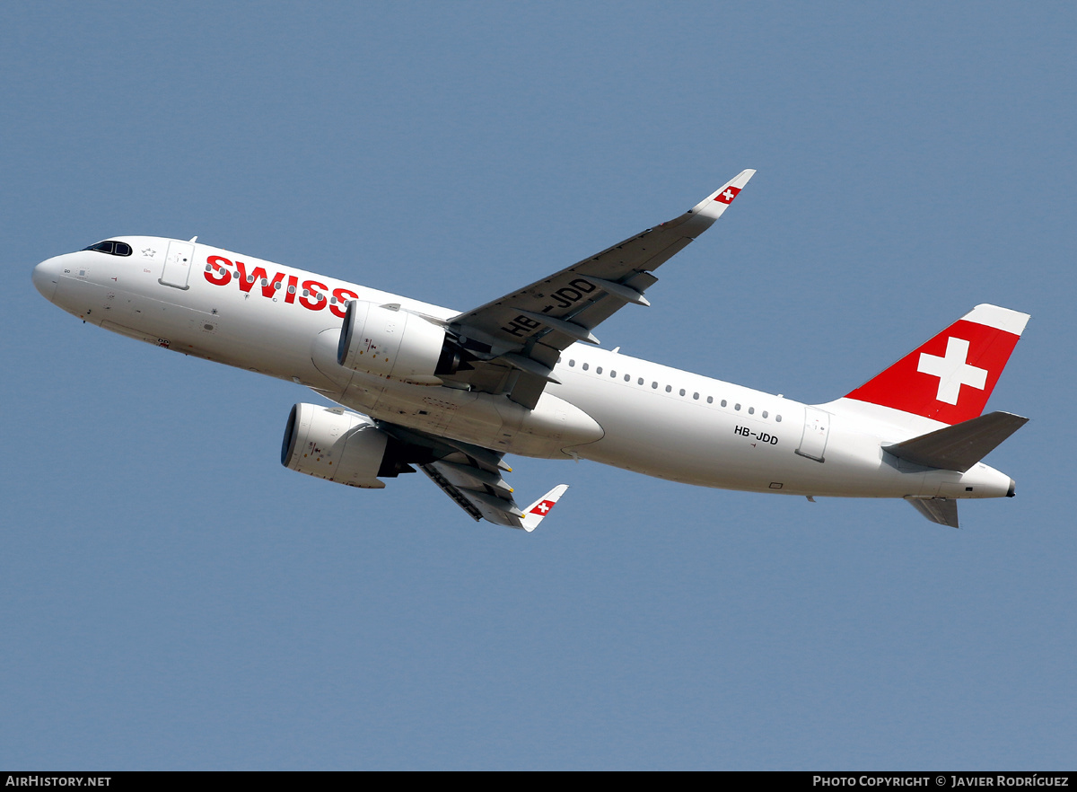 Aircraft Photo of HB-JDD | Airbus A320-271N | Swiss International Air Lines | AirHistory.net #463620
