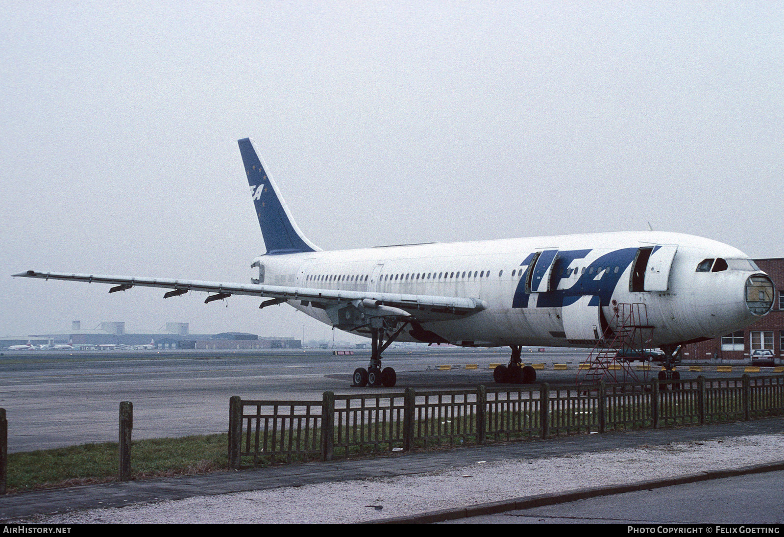 Aircraft Photo of OO-TEF | Airbus A300B1 | TEA - Trans European Airways | AirHistory.net #463641