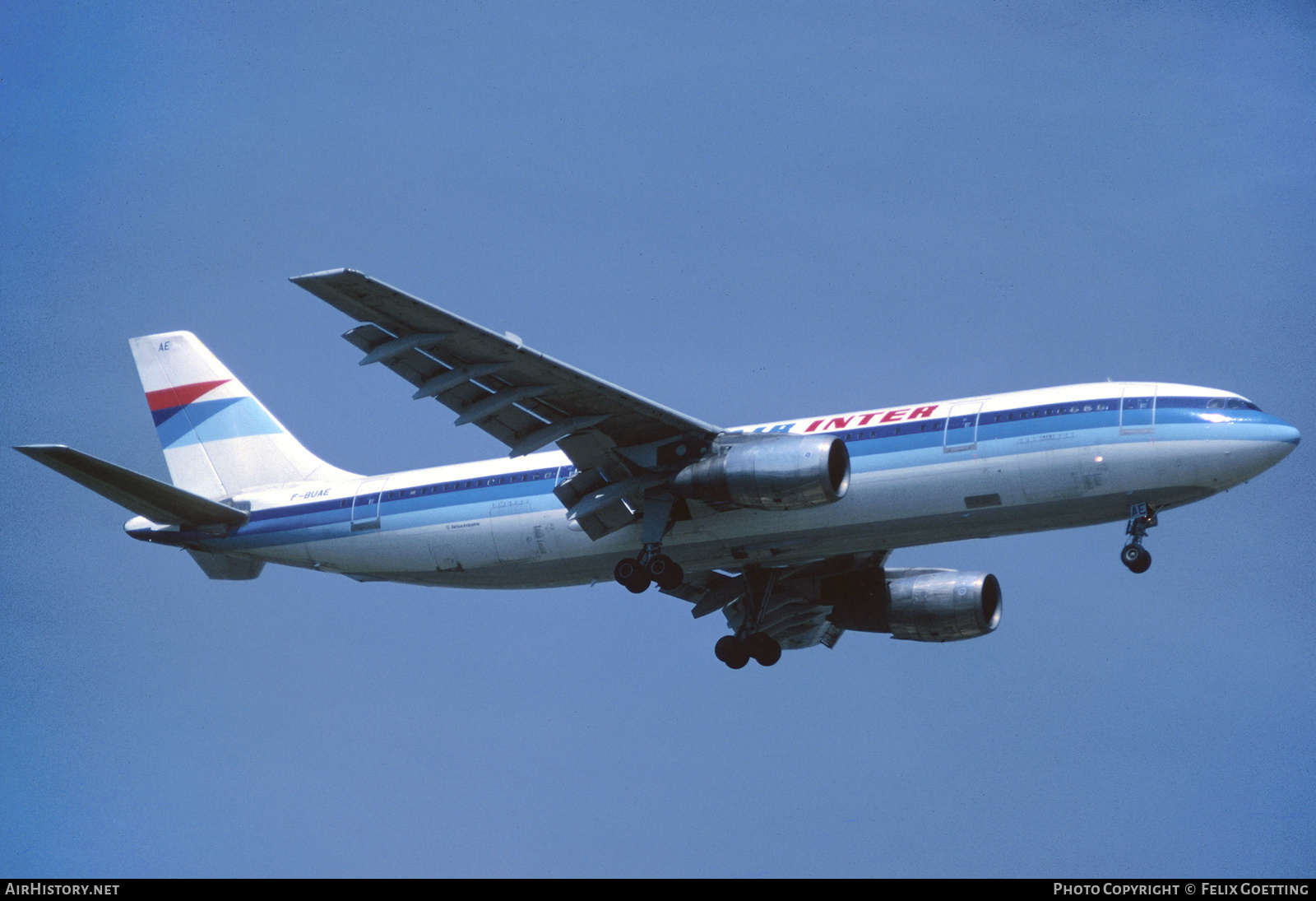 Aircraft Photo of F-BUAE | Airbus A300B2-1C | Air Inter | AirHistory.net #463644