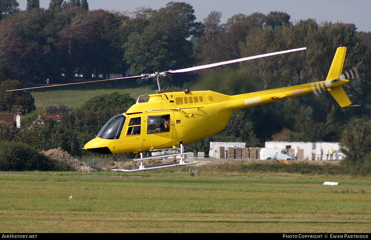 Aircraft Photo of N916GS | Bell 206B-3 JetRanger III | AirHistory.net #463656
