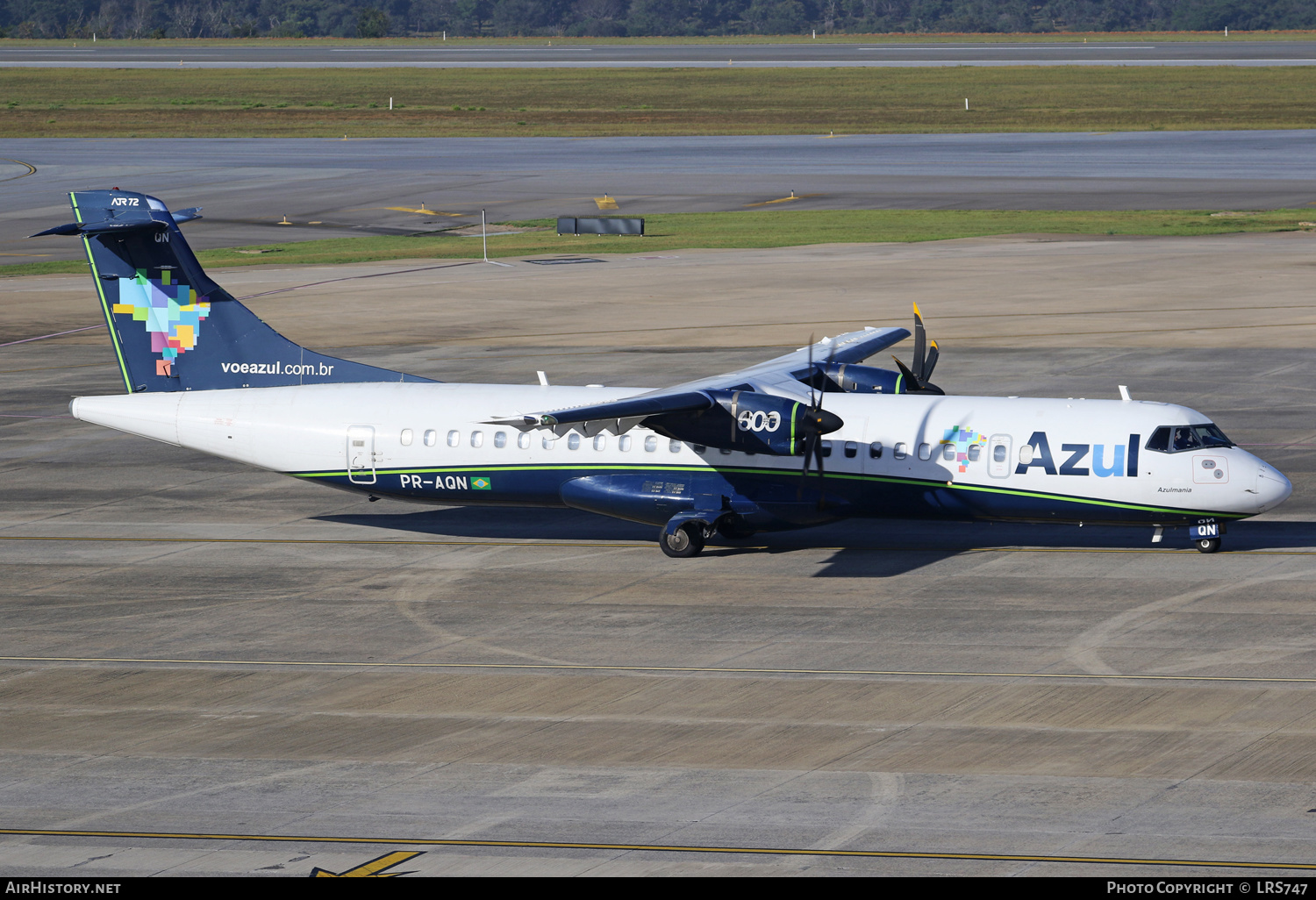Aircraft Photo of PR-AQN | ATR ATR-72-600 (ATR-72-212A) | Azul Linhas Aéreas Brasileiras | AirHistory.net #463669